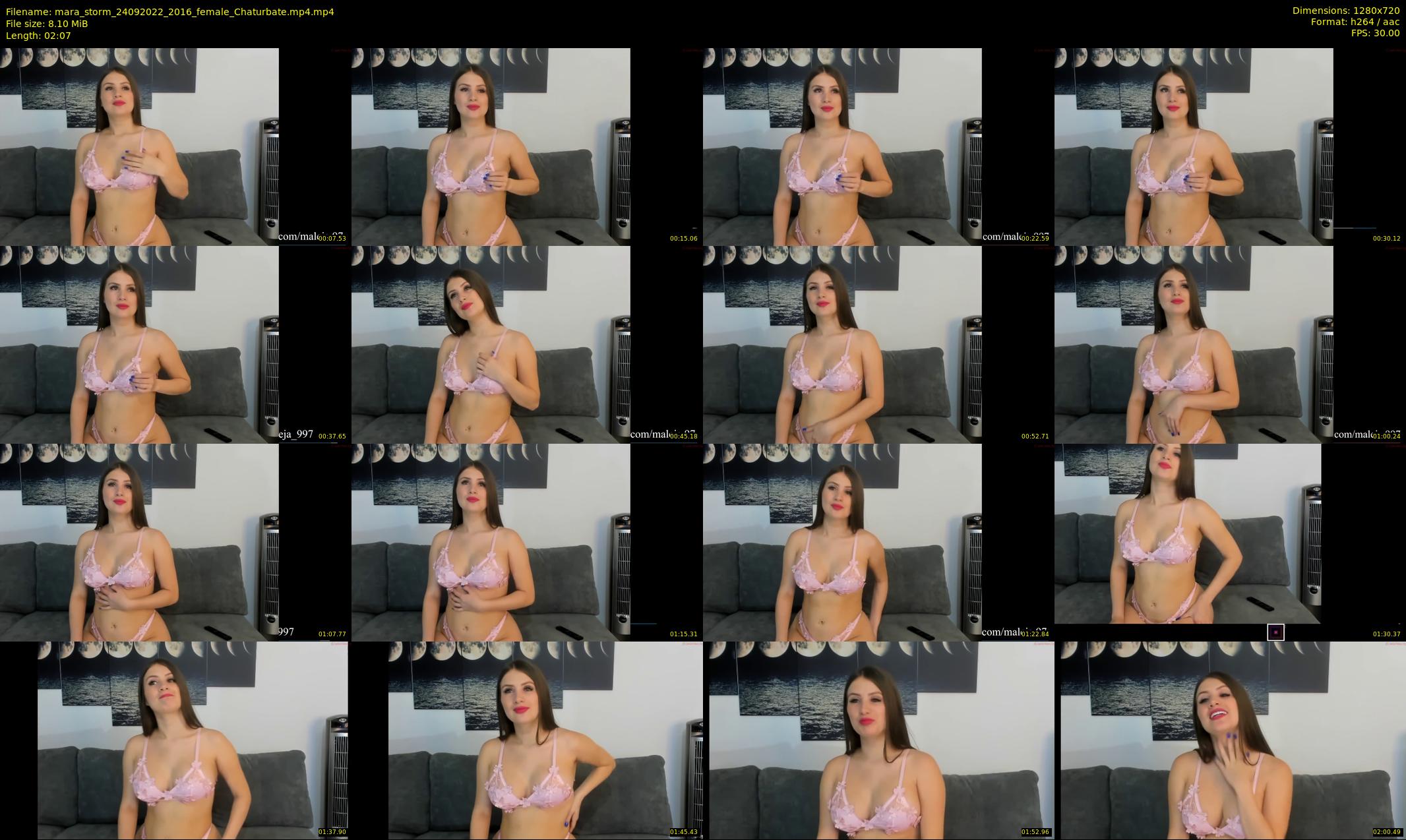 mara_storm — 3 minute Chaturbate female cam show recording, 720p, Sep 24, 2022