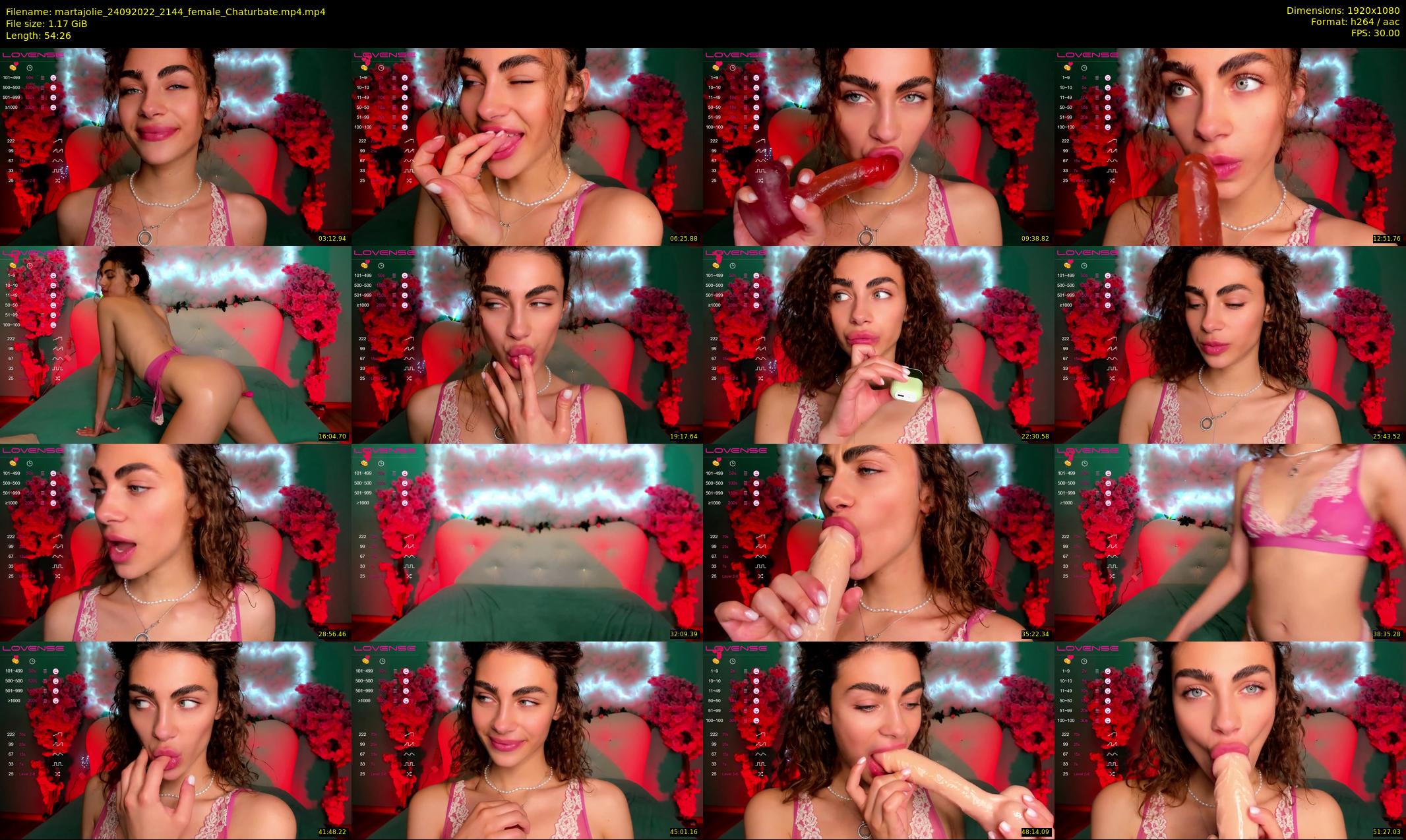 martajolie — 55 minute Chaturbate female cam show recording, 1080p, Sep 24, 2022
