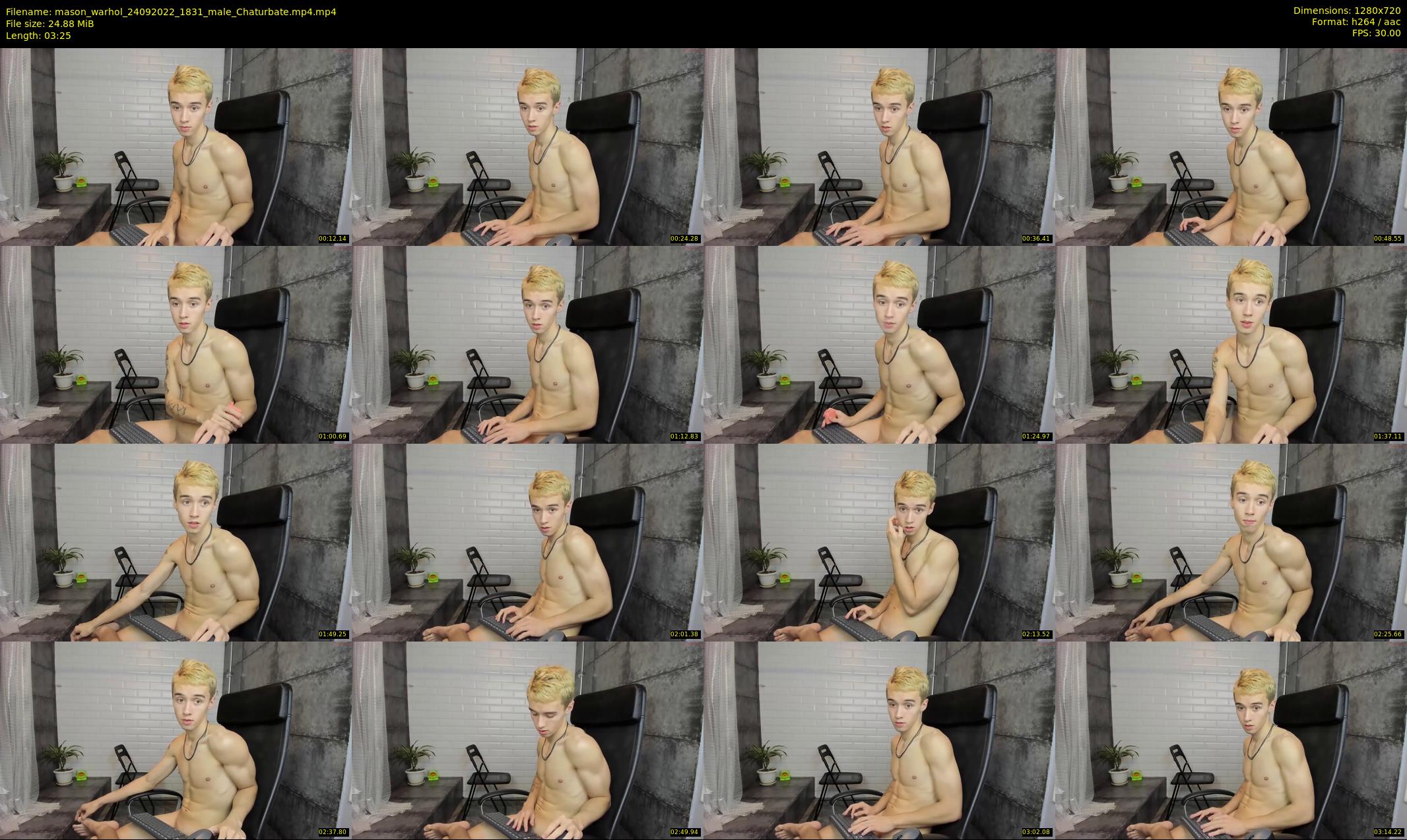 mason_warhol — 4 minute Chaturbate male cam show recording, 720p, Sep 24, 2022