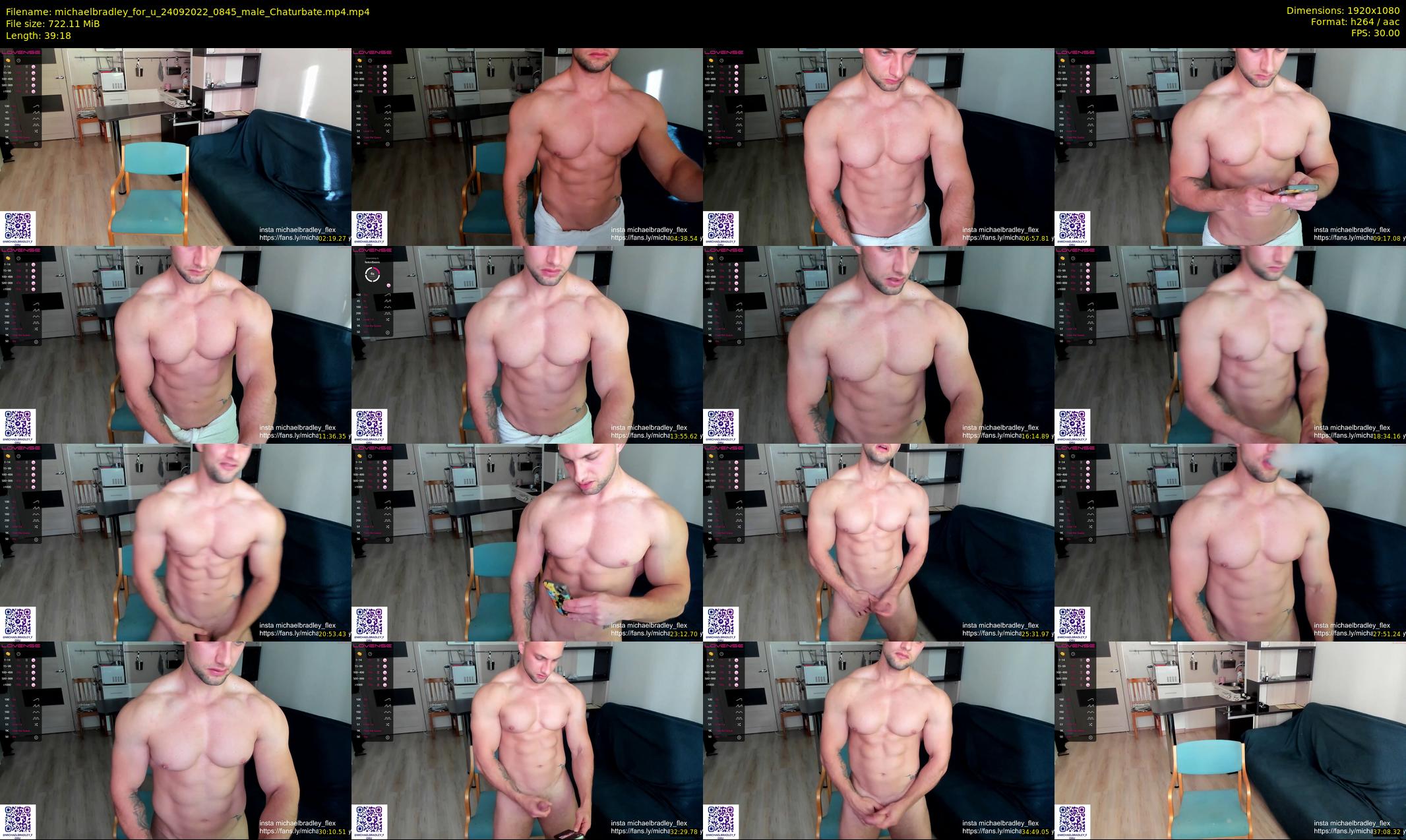 michaelbradley_for_u — 40 minute Chaturbate male cam show recording, 1080p, Sep 24, 2022