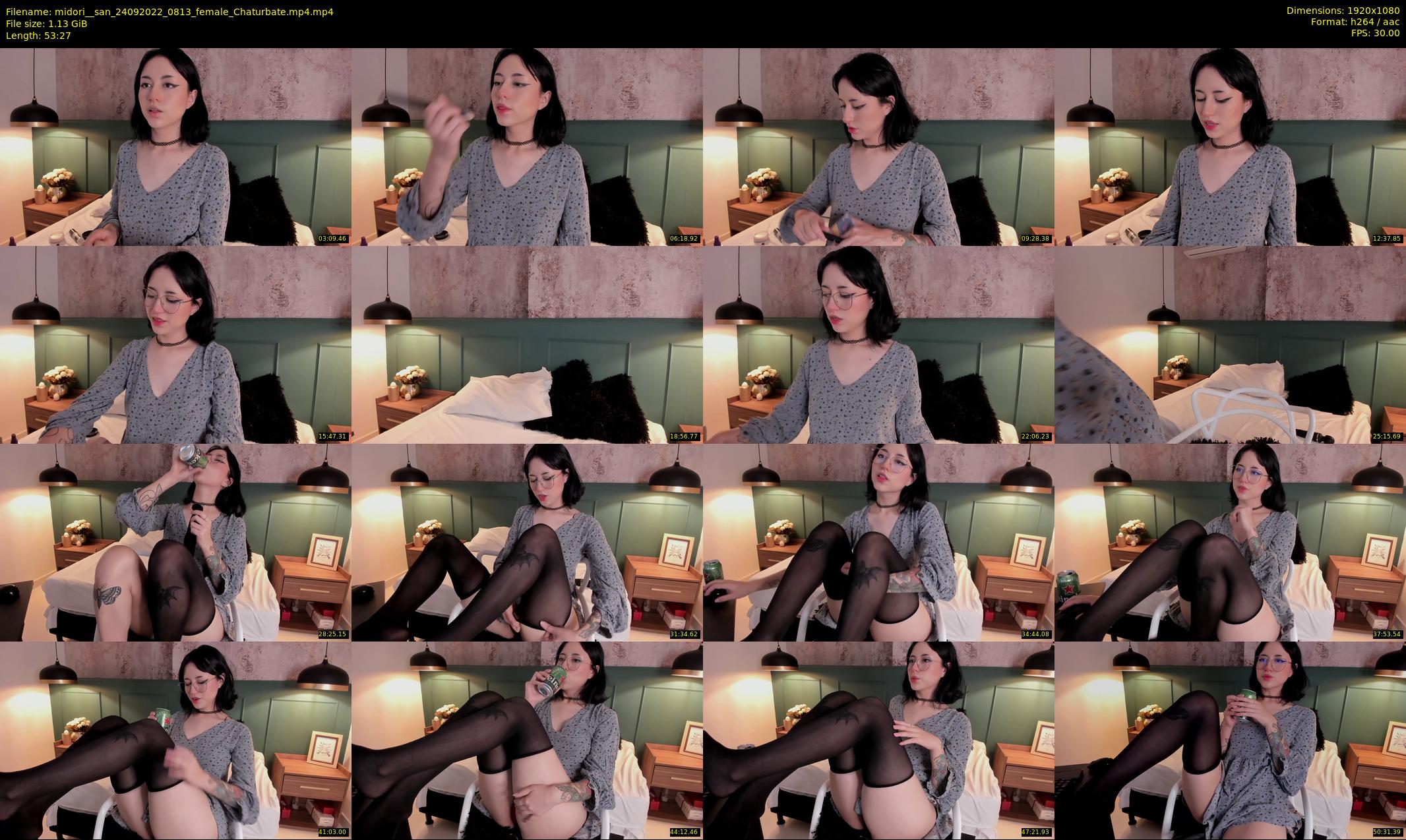 midori__san — 54 minute Chaturbate female cam show recording, 1080p, Sep 24, 2022