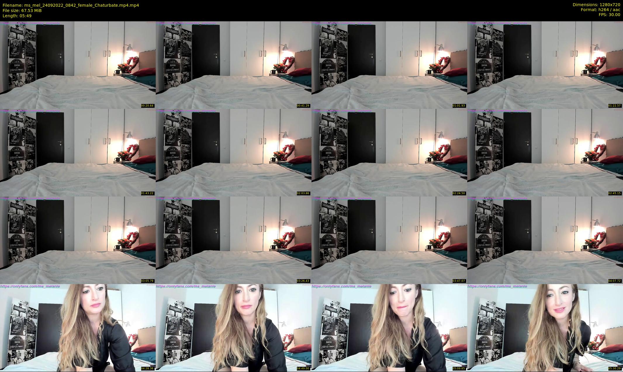 ms_mel — 6 minute Chaturbate female cam show recording, 720p, Sep 24, 2022