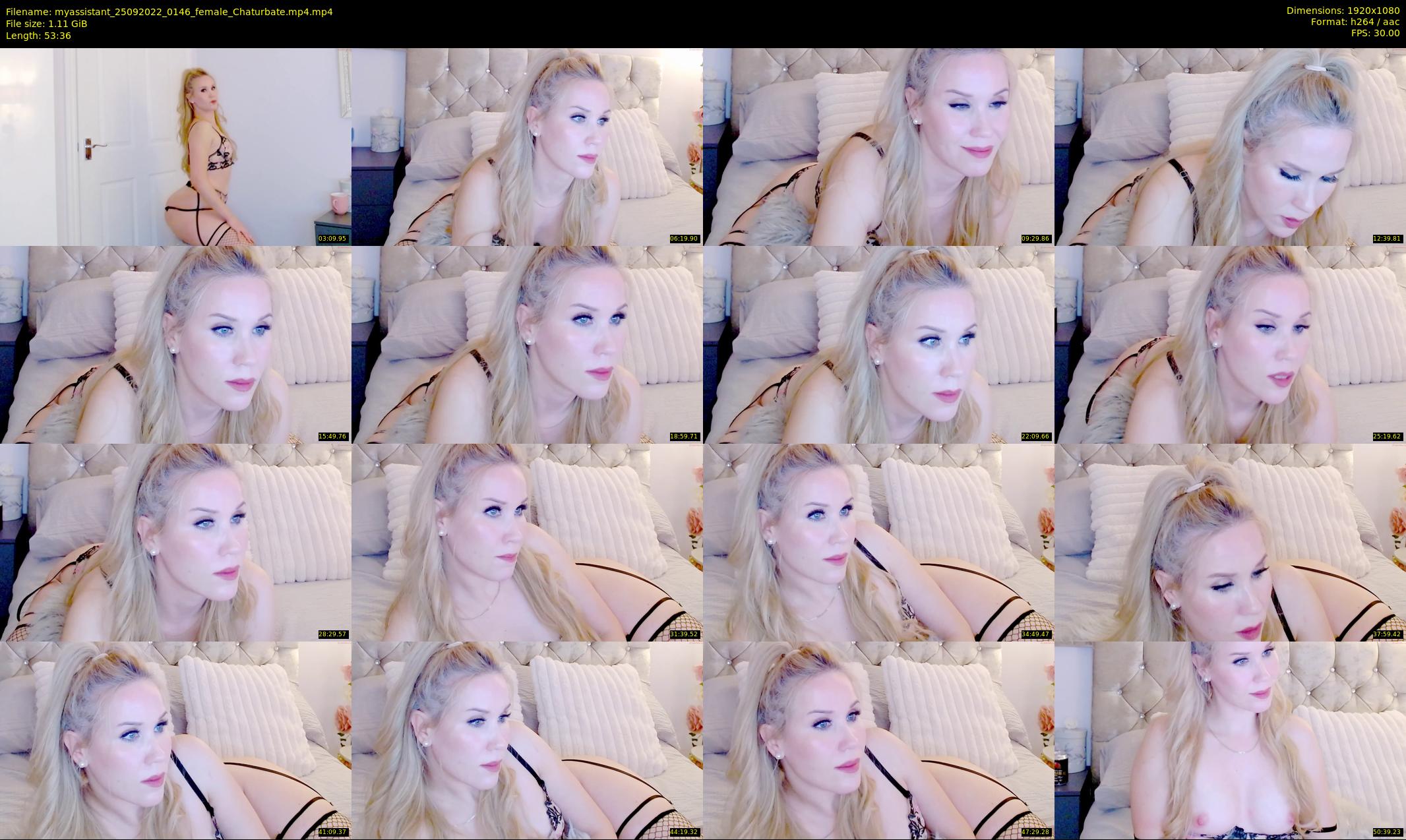 myassistant — 54 minute Chaturbate female cam show recording, 1080p, Sep 25, 2022