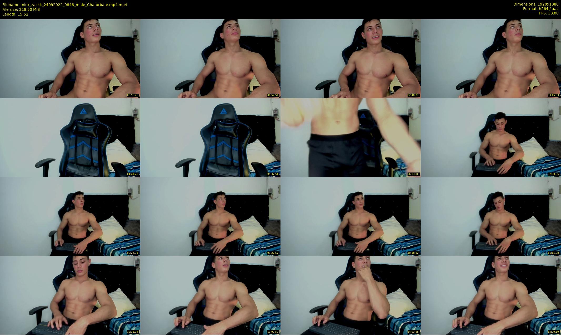 nick_zackk — 16 minute Chaturbate male cam show recording, 1080p, Sep 24, 2022