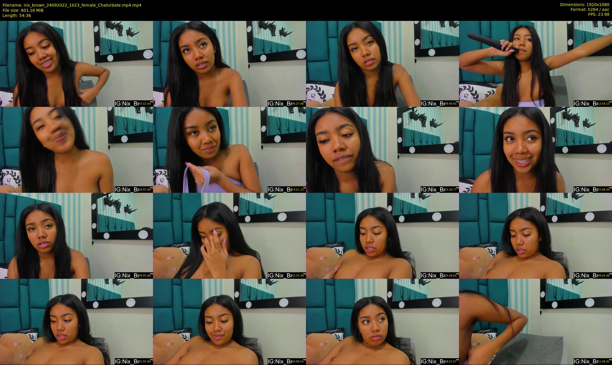 nix_brown — 55 minute Chaturbate female cam show recording, 1080p, Sep 24, 2022