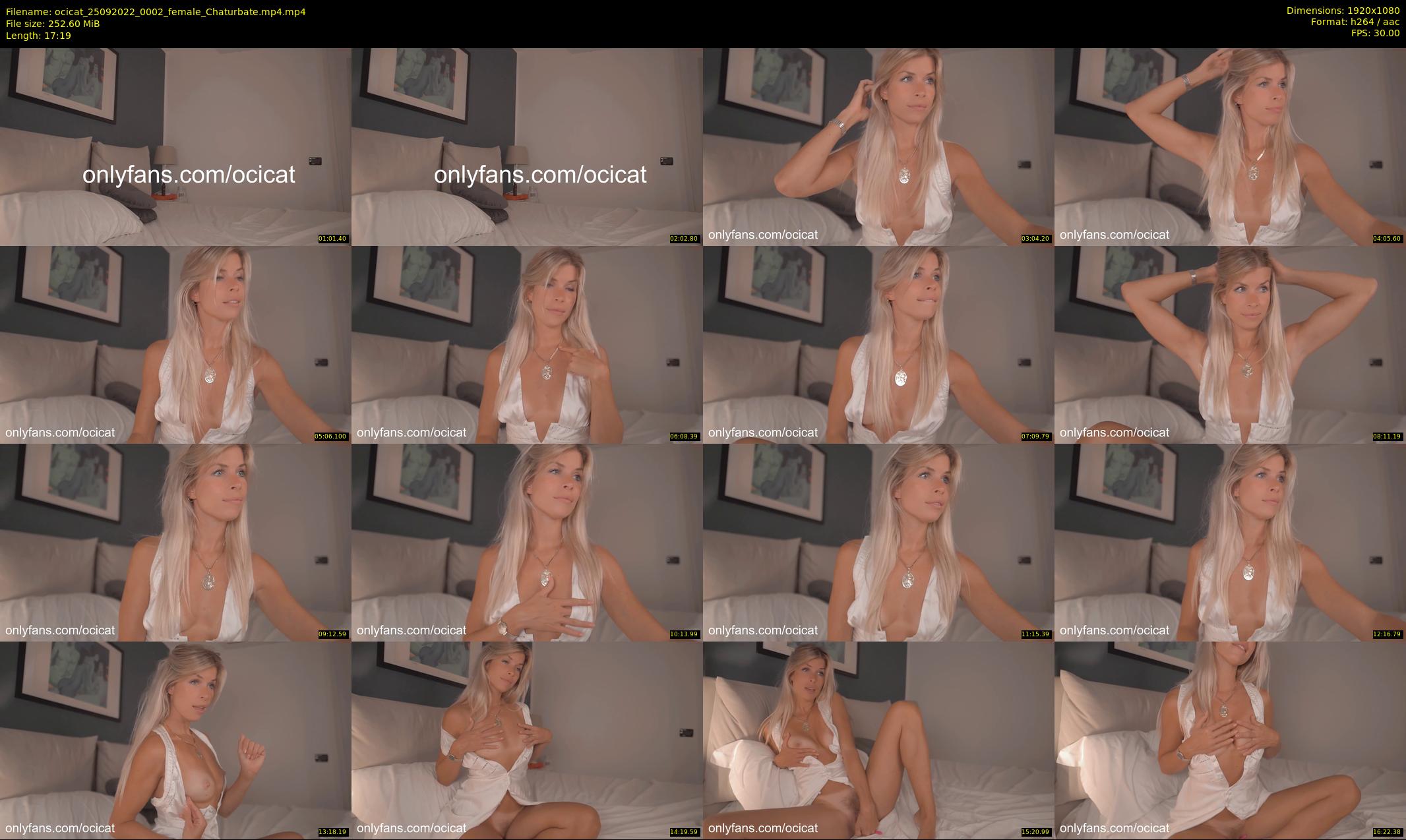 ocicat — 18 minute Chaturbate female cam show recording, 1080p, Sep 25, 2022