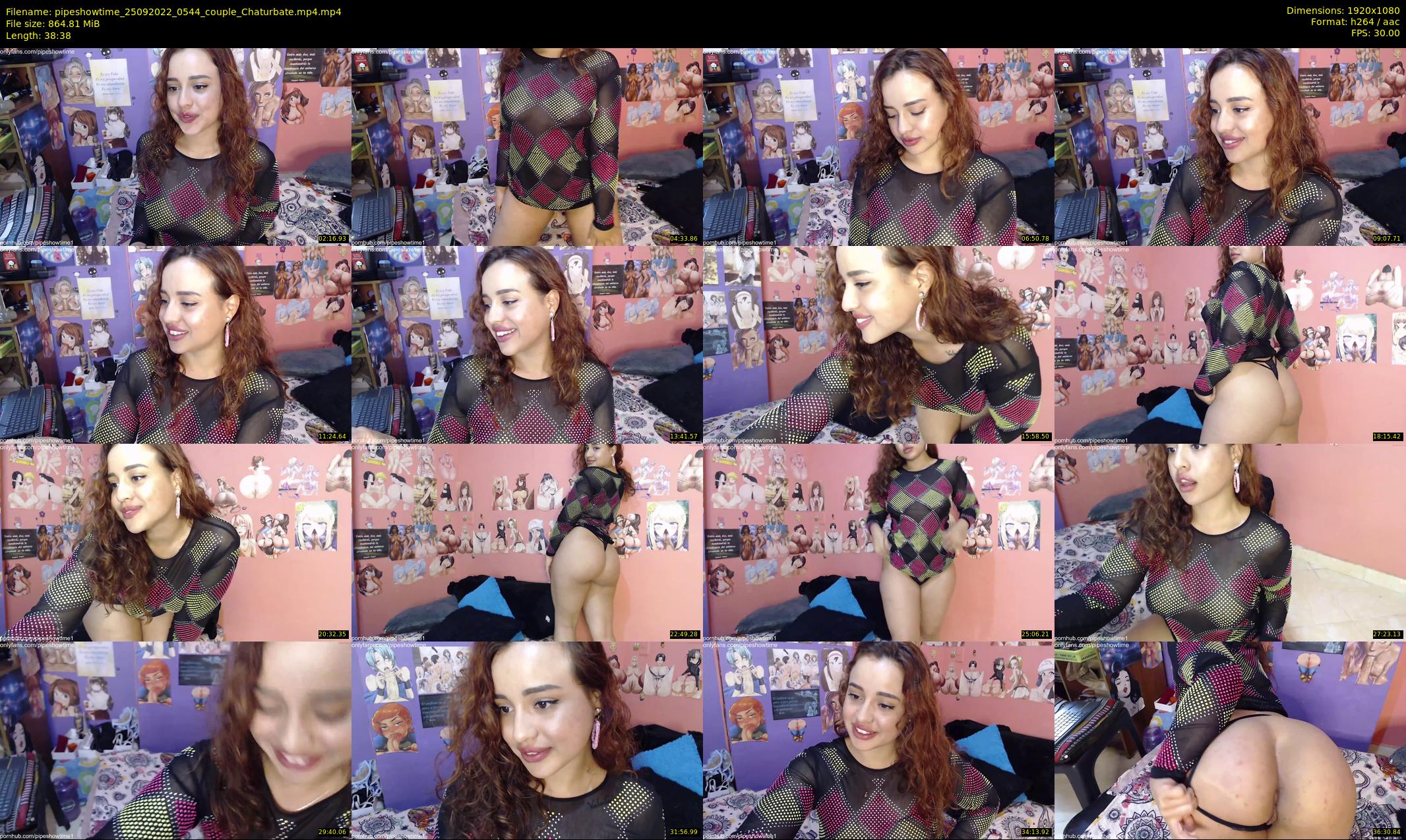 pipeshowtime — 39 minute Chaturbate couple cam show recording, 1080p, Sep 25, 2022
