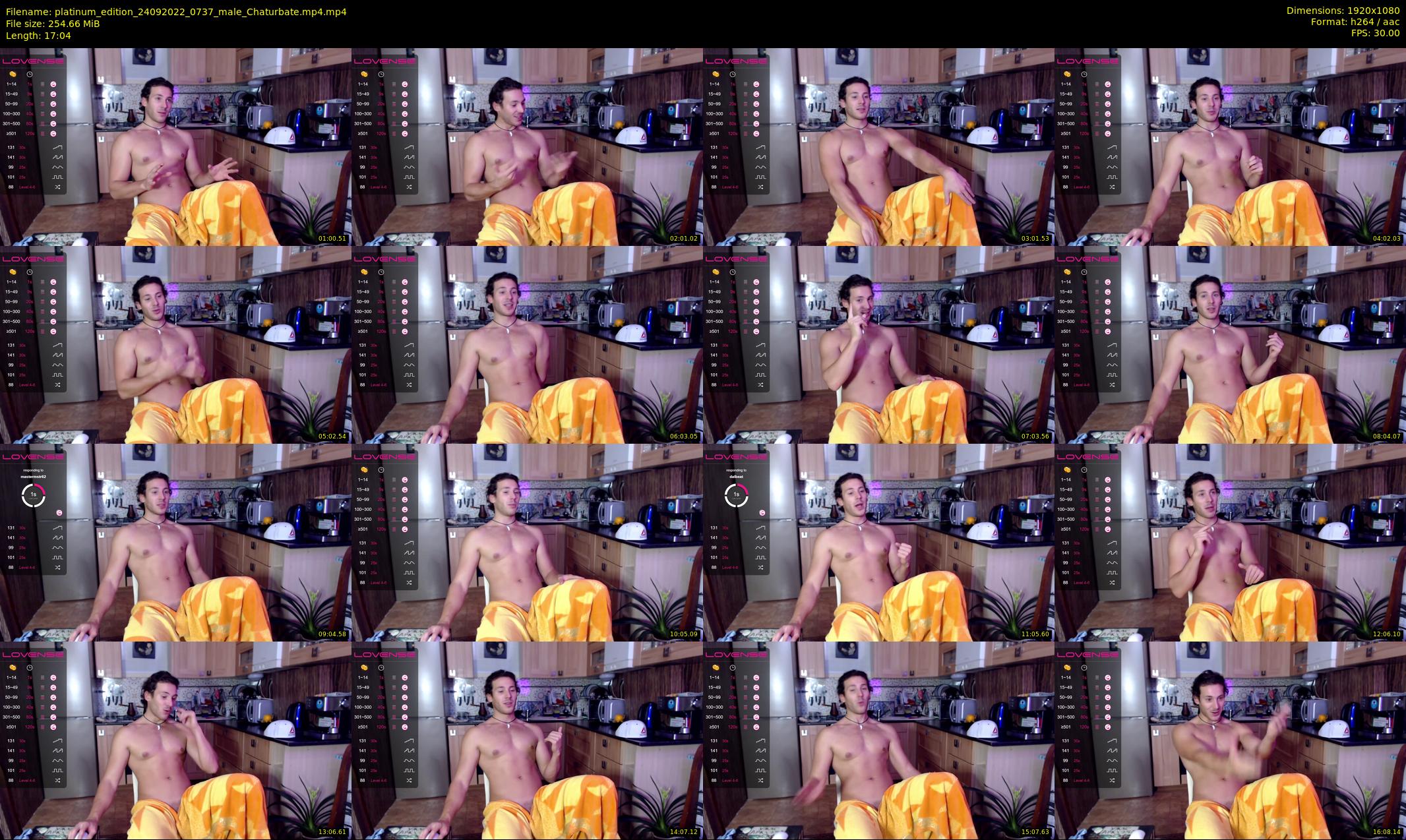 platinum_edition — 18 minute Chaturbate male cam show recording, 1080p, Sep 24, 2022