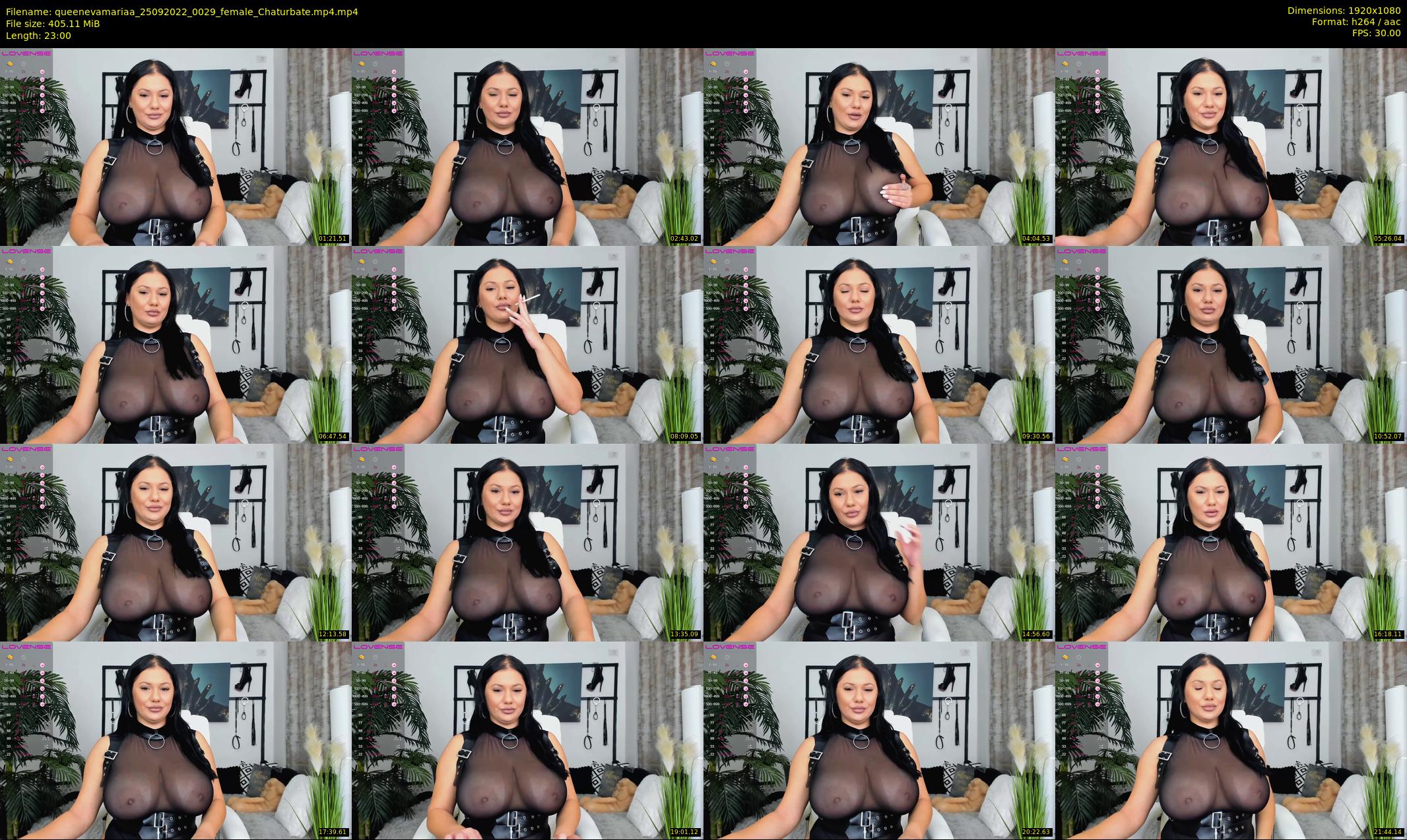 queenevamariaa — 23 minute Chaturbate female cam show recording, 1080p, Sep 25, 2022