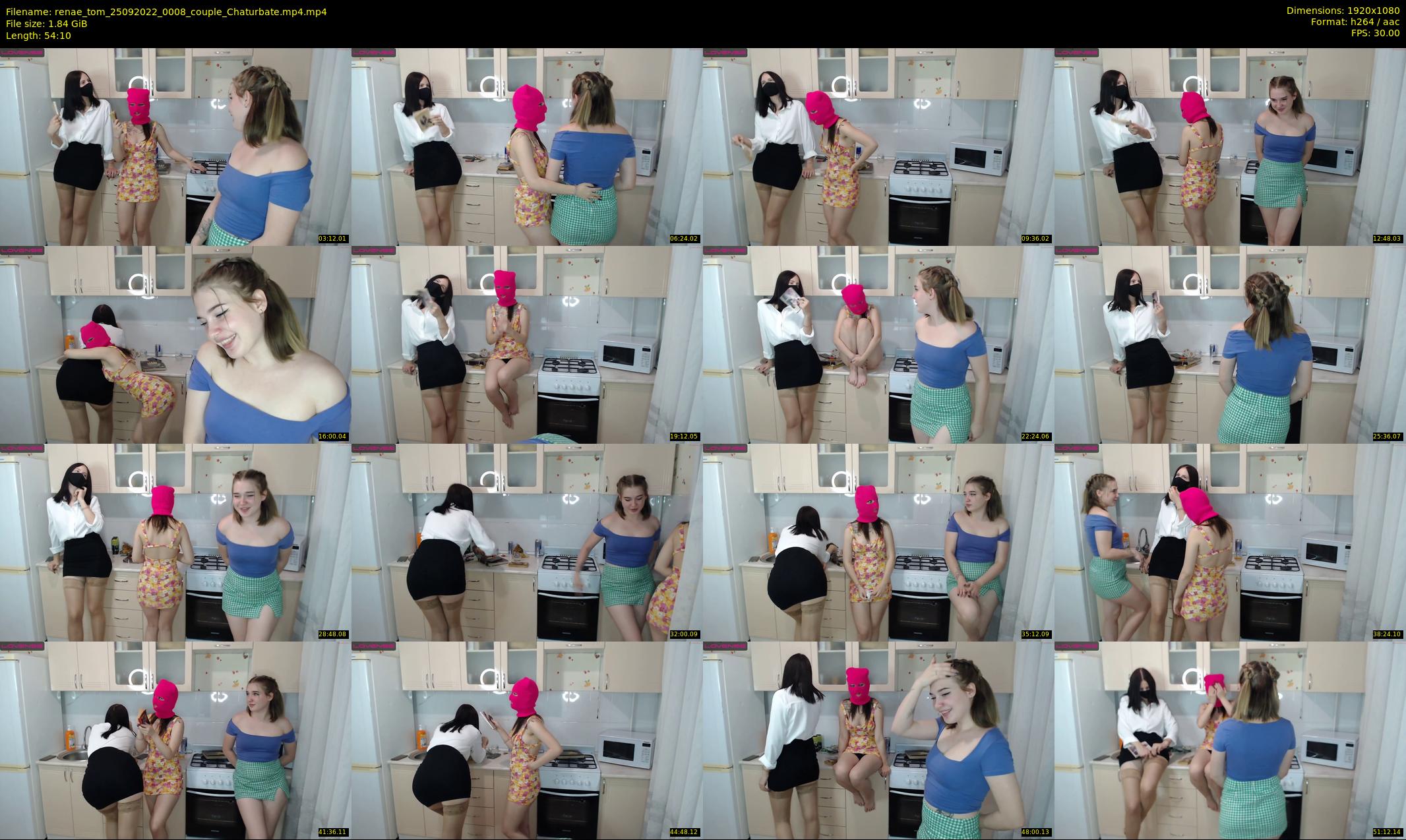 renae_tom — 55 minute Chaturbate couple cam show recording, 1080p, Sep 25, 2022