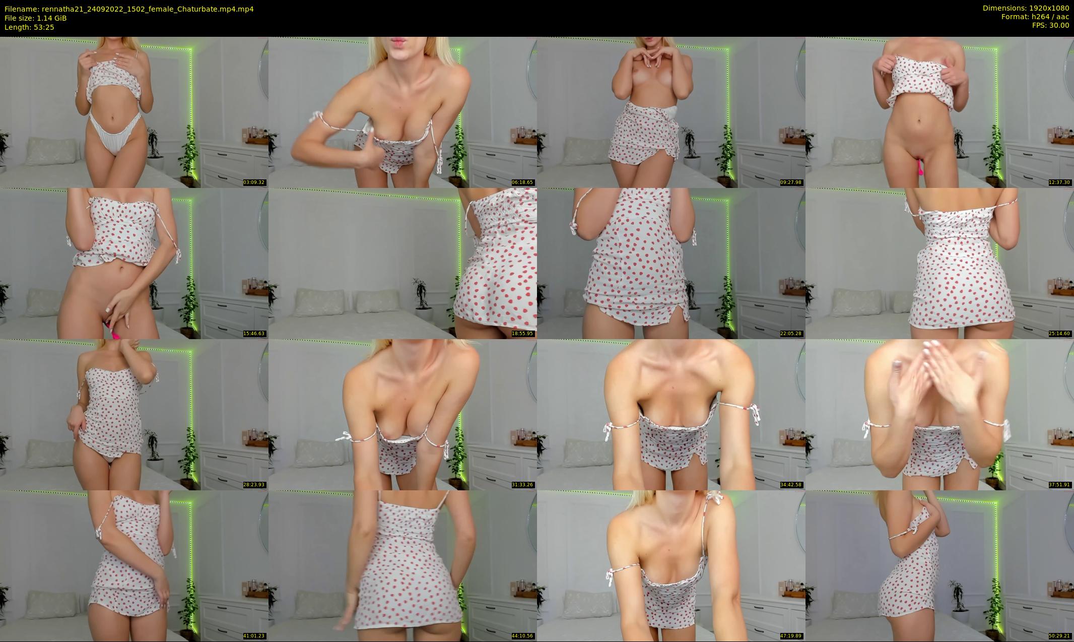rennatha21 — 54 minute Chaturbate female cam show recording, 1080p, Sep 24, 2022