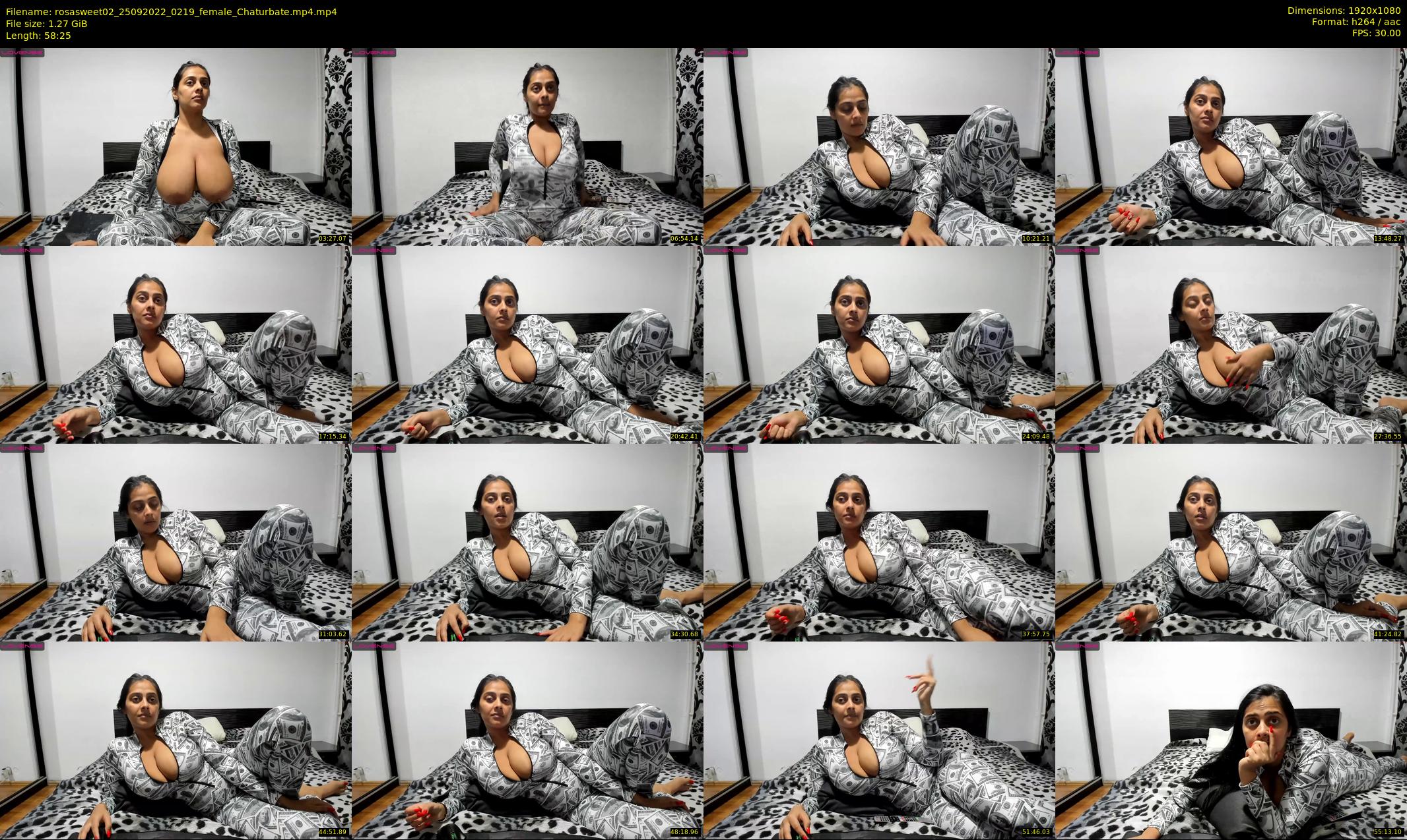 rosasweet02 — 59 minute Chaturbate female cam show recording, 1080p, Sep 25, 2022