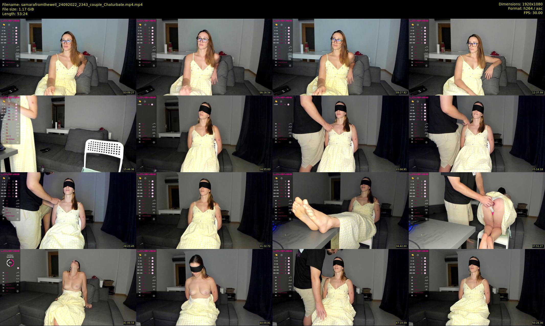 samarafromthewell — 54 minute Chaturbate female cam show recording, 1080p, Sep 24, 2022