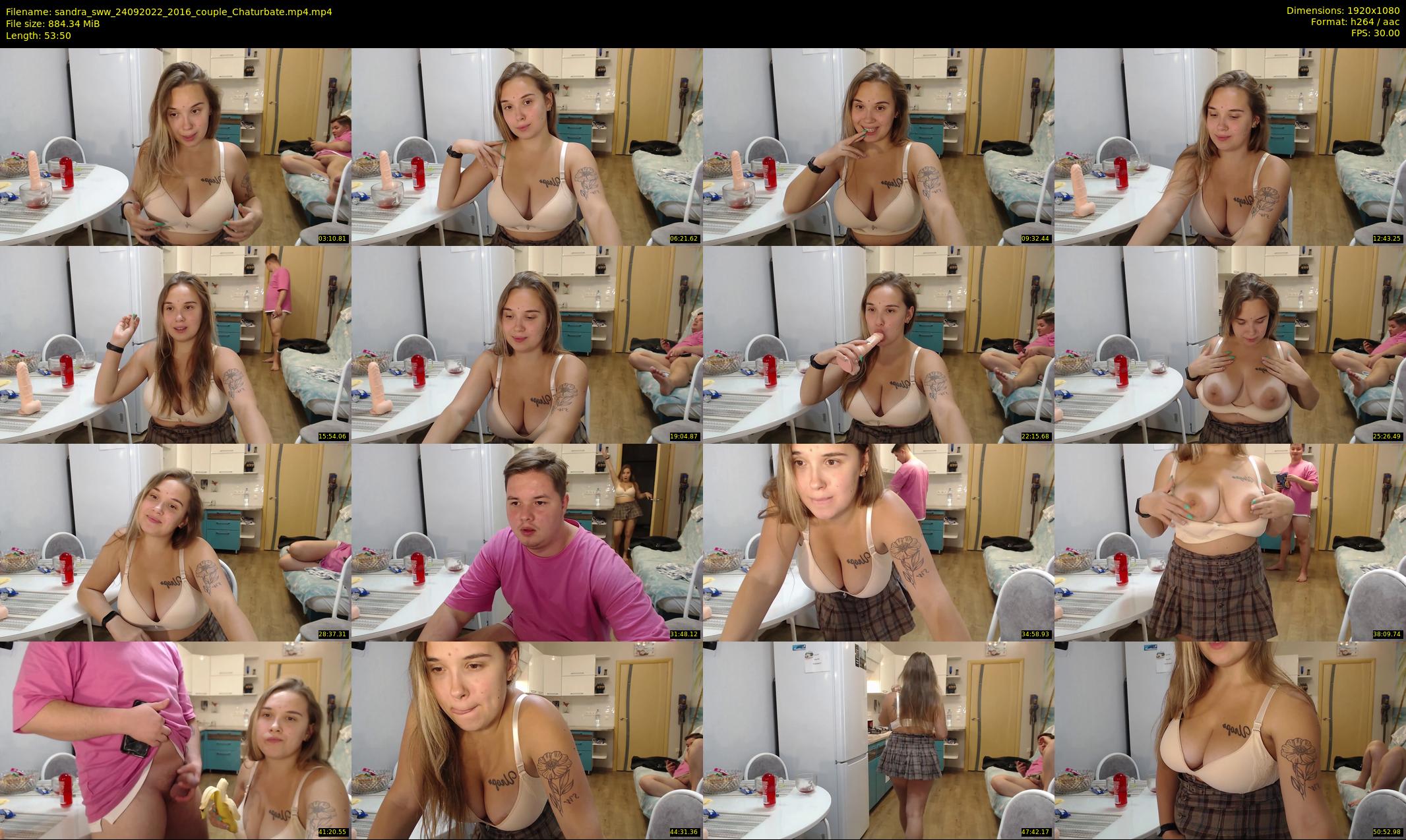 sandra_sww — 54 minute Chaturbate couple cam show recording, 1080p, Sep 24, 2022