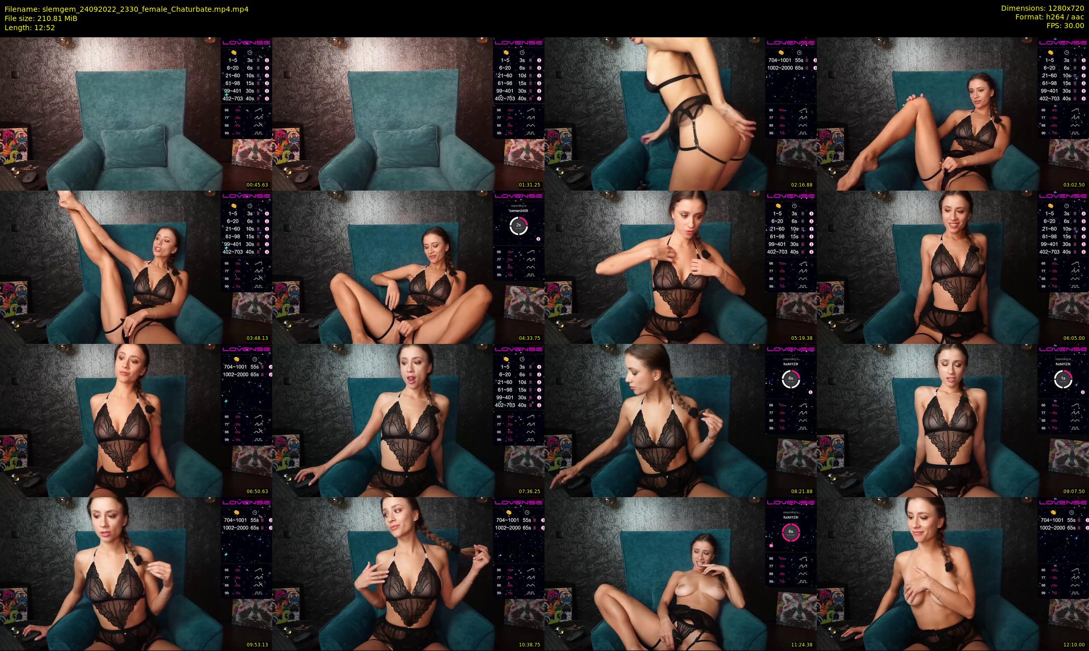 slemgem — 13 minute Chaturbate couple cam show recording, 720p, Sep 24, 2022