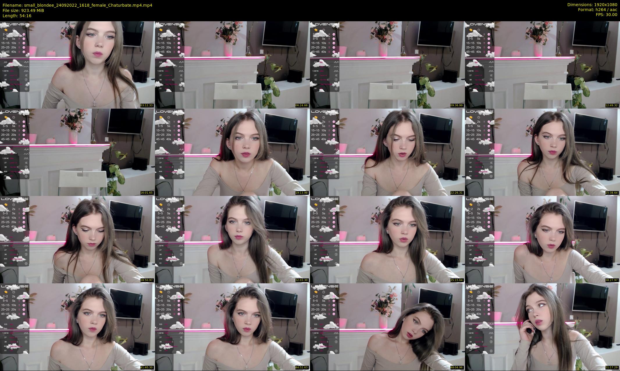 small_blondee — 55 minute Chaturbate female cam show recording, 1080p, Sep 24, 2022