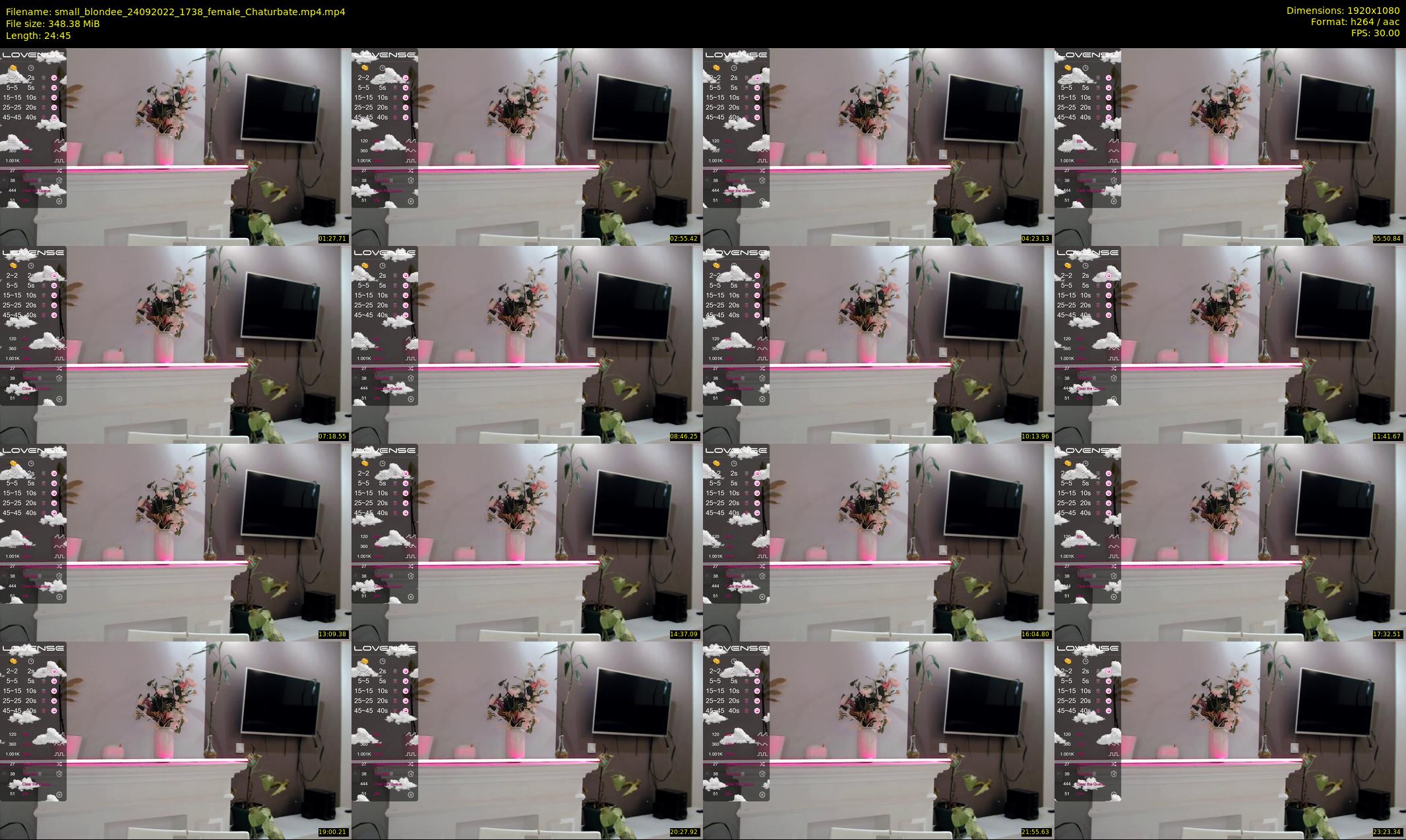 small_blondee — 25 minute Chaturbate female cam show recording, 1080p, Sep 24, 2022