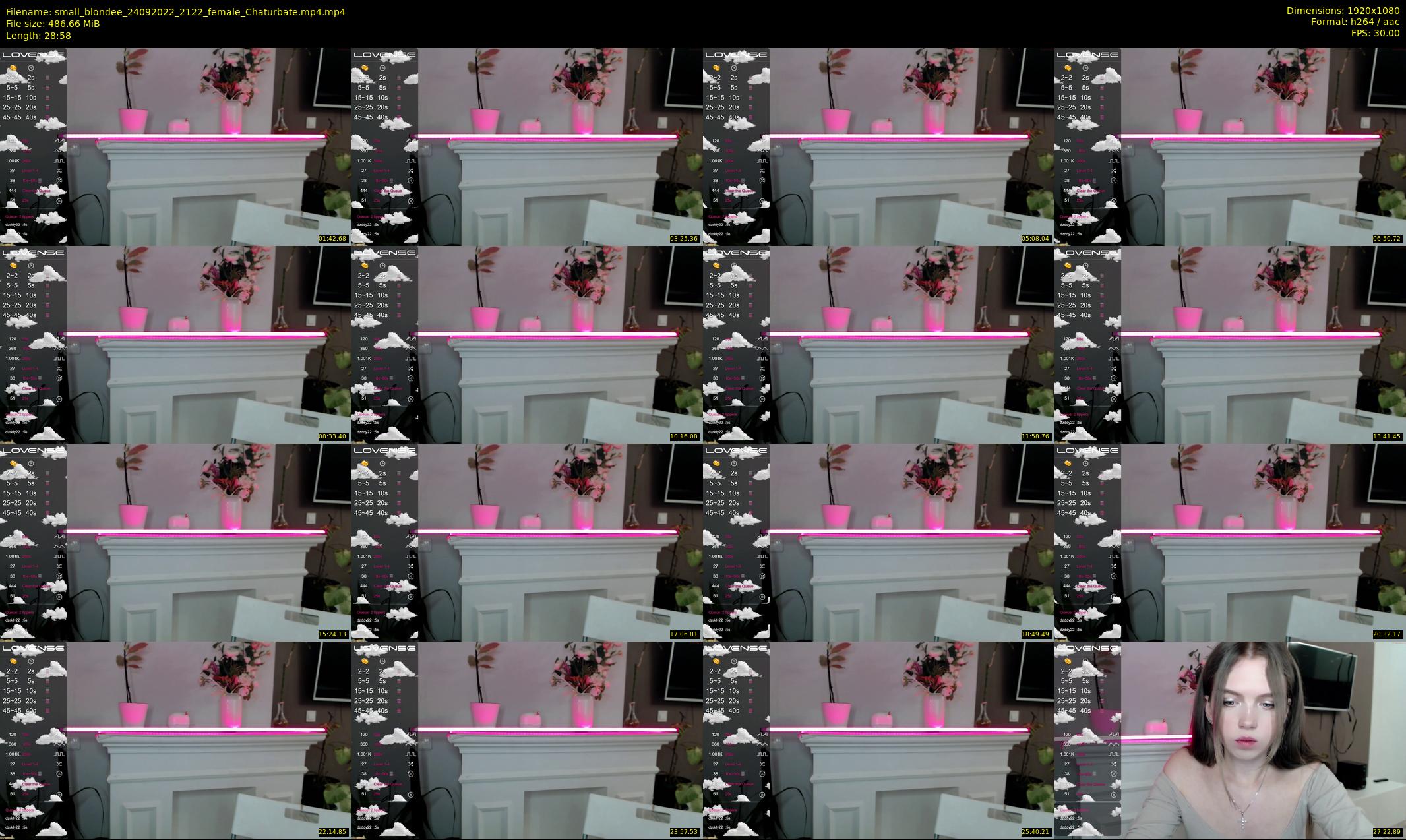 small_blondee — 29 minute Chaturbate female cam show recording, 1080p, Sep 24, 2022