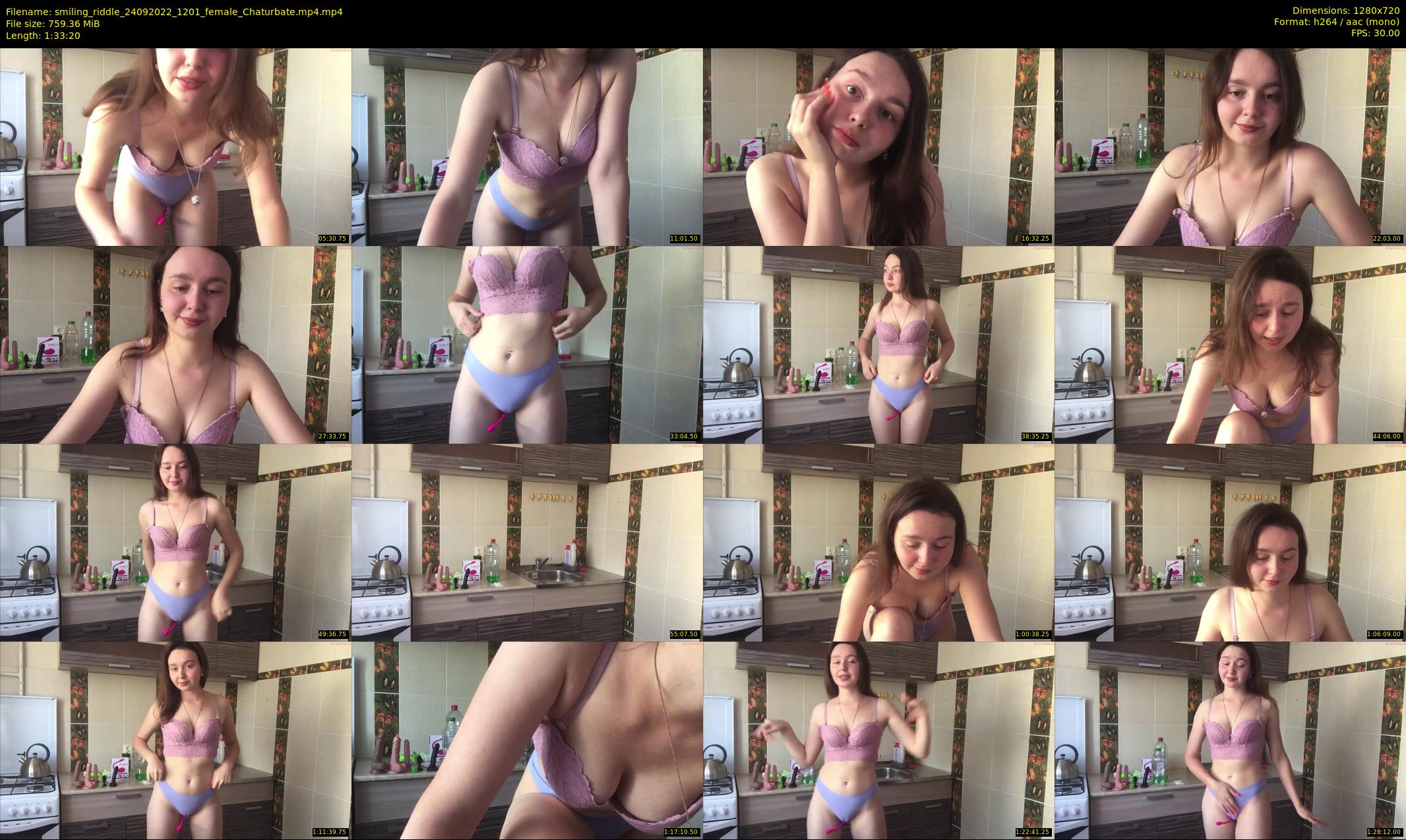 smiling_riddle — 94 minute Chaturbate female cam show recording, 720p, Sep 24, 2022