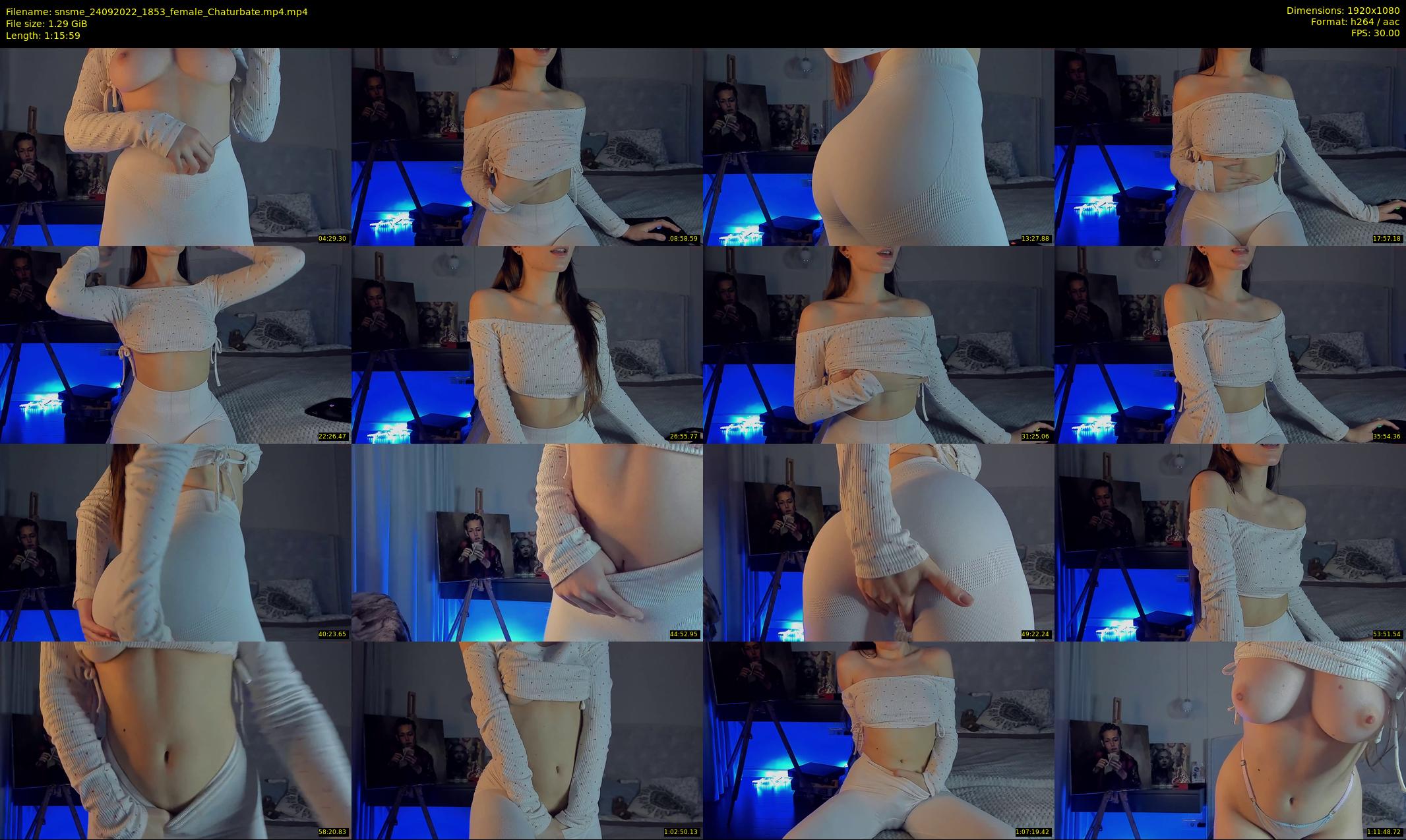 snsme — 76 minute Chaturbate female cam show recording, 1080p, Sep 24, 2022