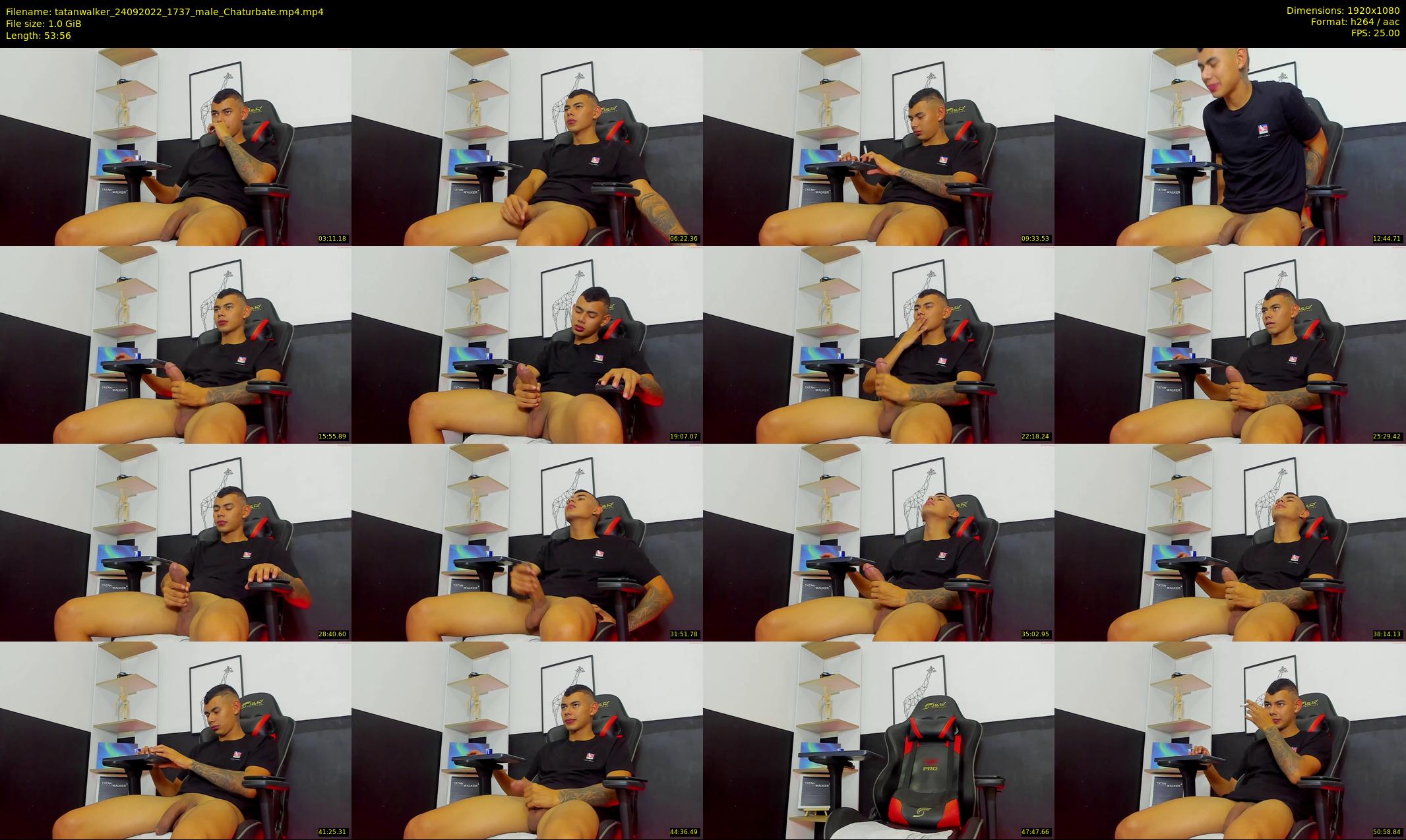 tatanwalker — 54 minute Chaturbate male cam show recording, 1080p, Sep 24, 2022