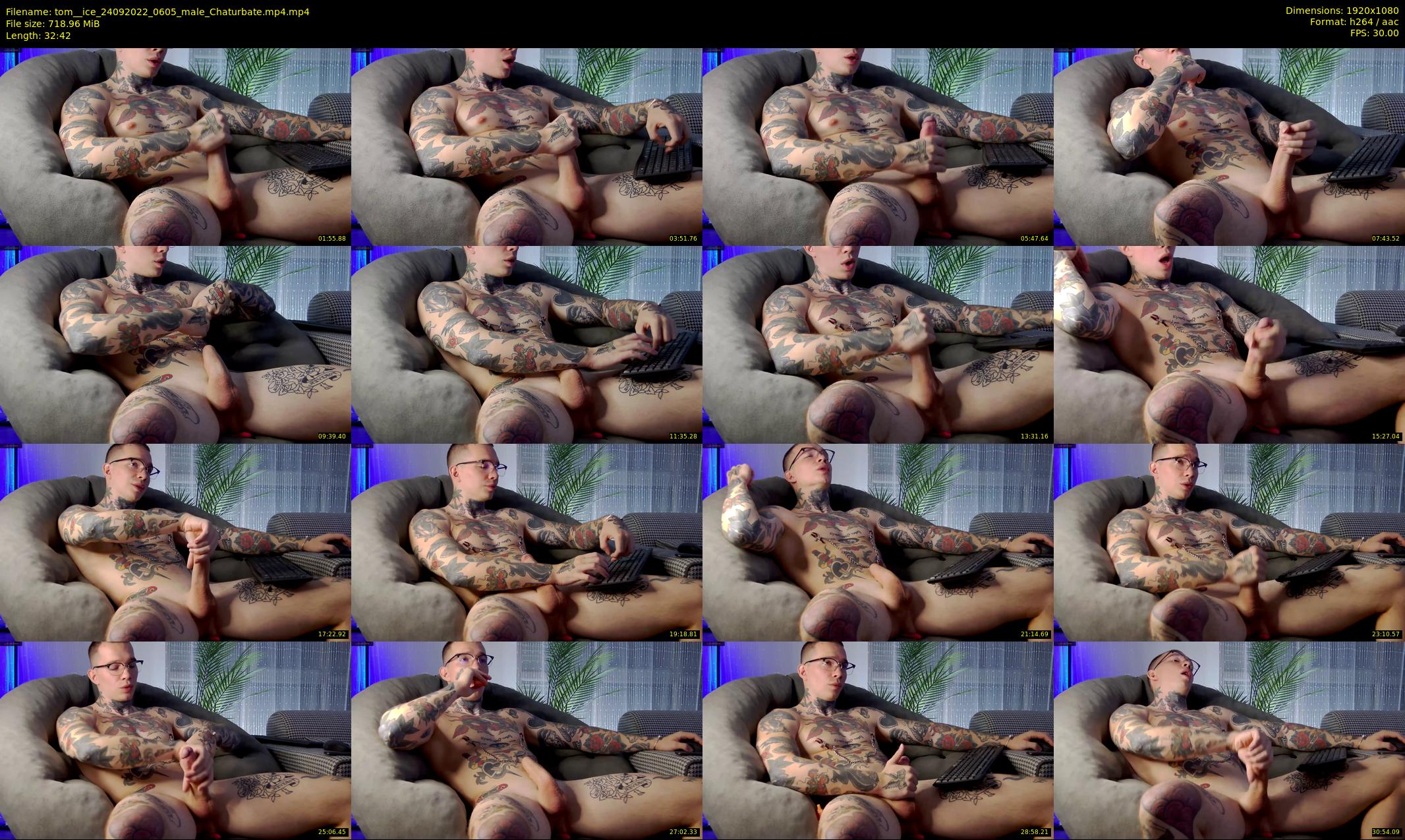tom__ice — 33 minute Chaturbate male cam show recording, 1080p, Sep 24, 2022