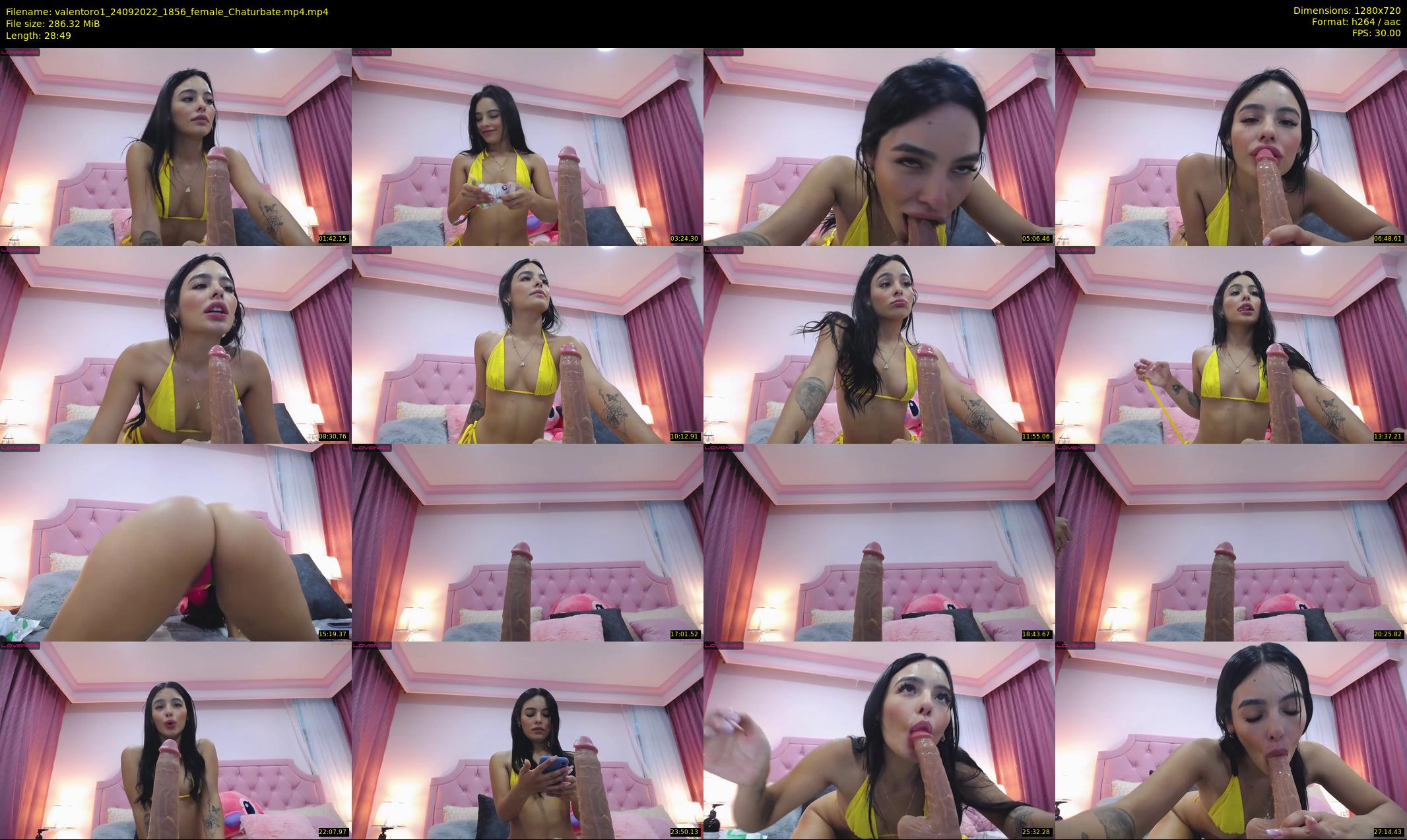 valentoro1 — 29 minute Chaturbate female cam show recording, 720p, Sep 24, 2022