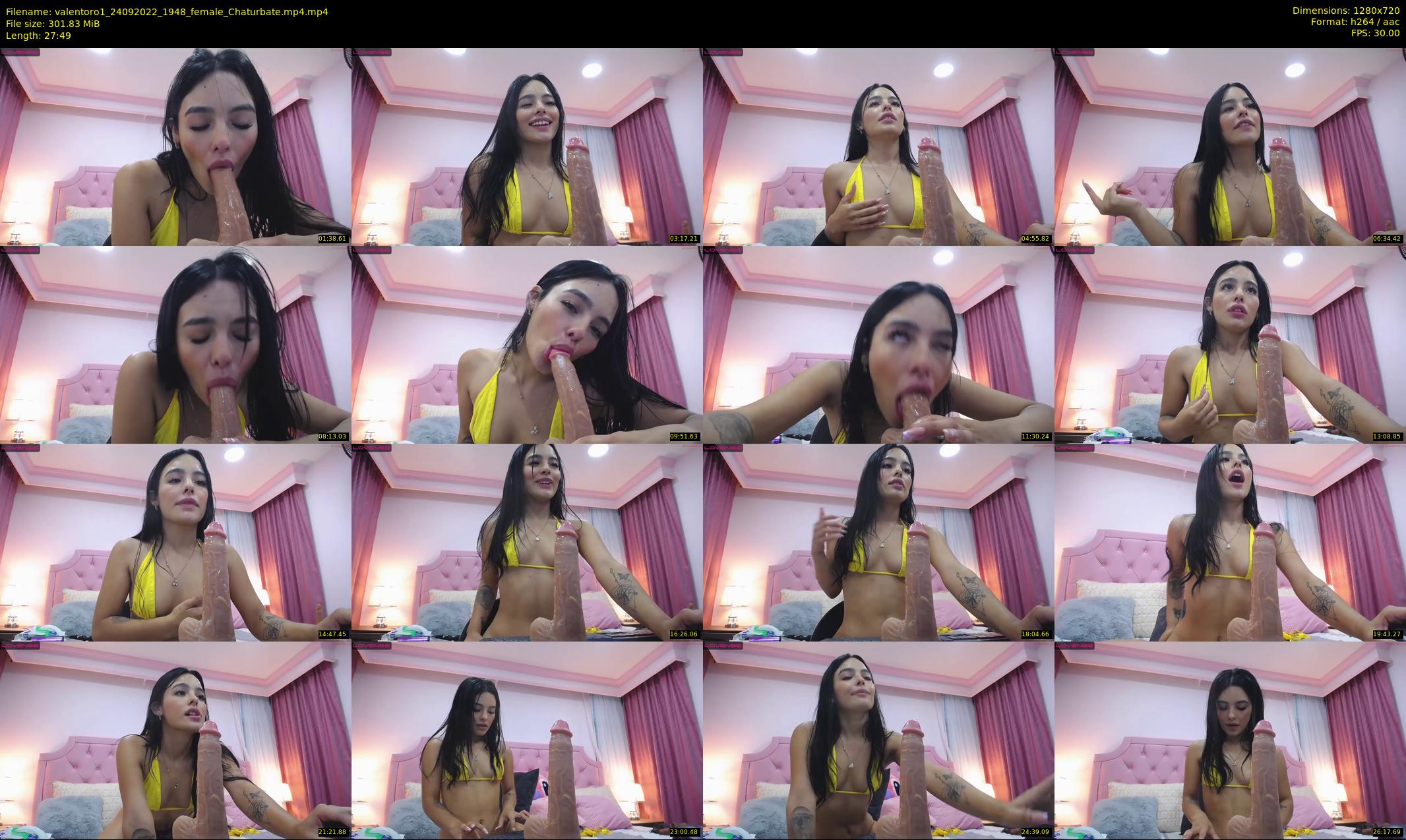 valentoro1 — 28 minute Chaturbate female cam show recording, 720p, Sep 24, 2022