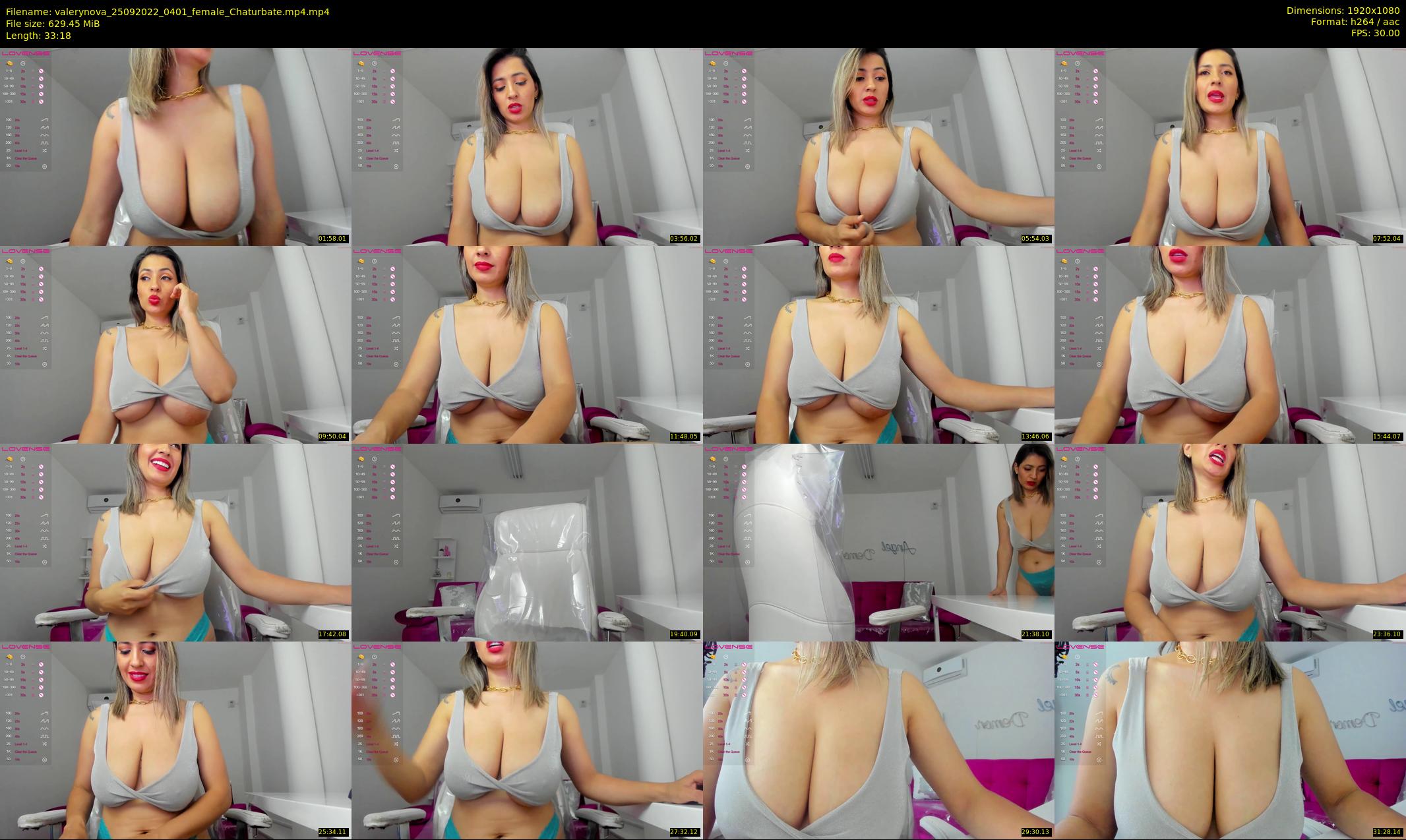valerynova — 34 minute Chaturbate female cam show recording, 1080p, Sep 25, 2022