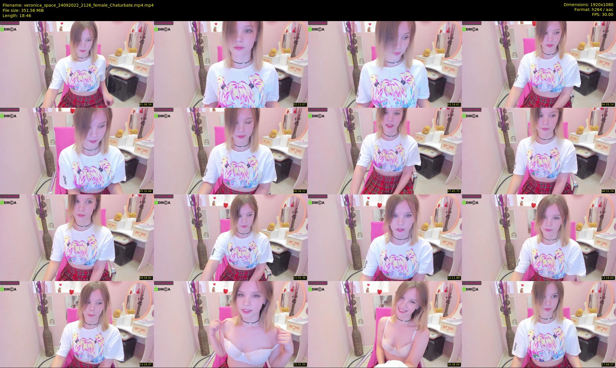 veronica_space — 19 minute Chaturbate female cam show recording, 1080p, Sep 24, 2022