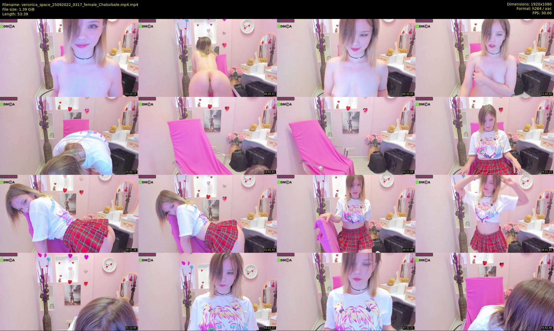 veronica_space — 54 minute Chaturbate female cam show recording, 1080p, Sep 25, 2022