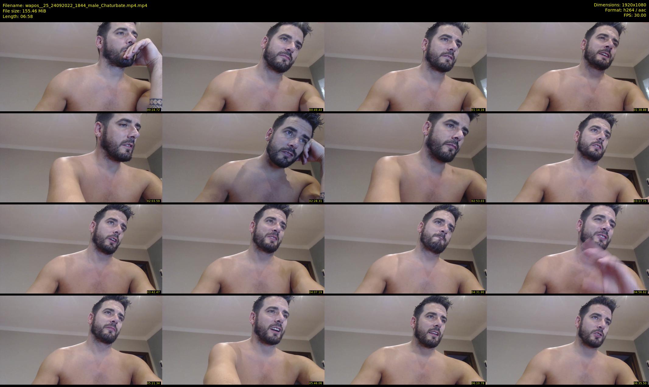 wapos__25 — 7 minute Chaturbate male cam show recording, 1080p, Sep 24, 2022