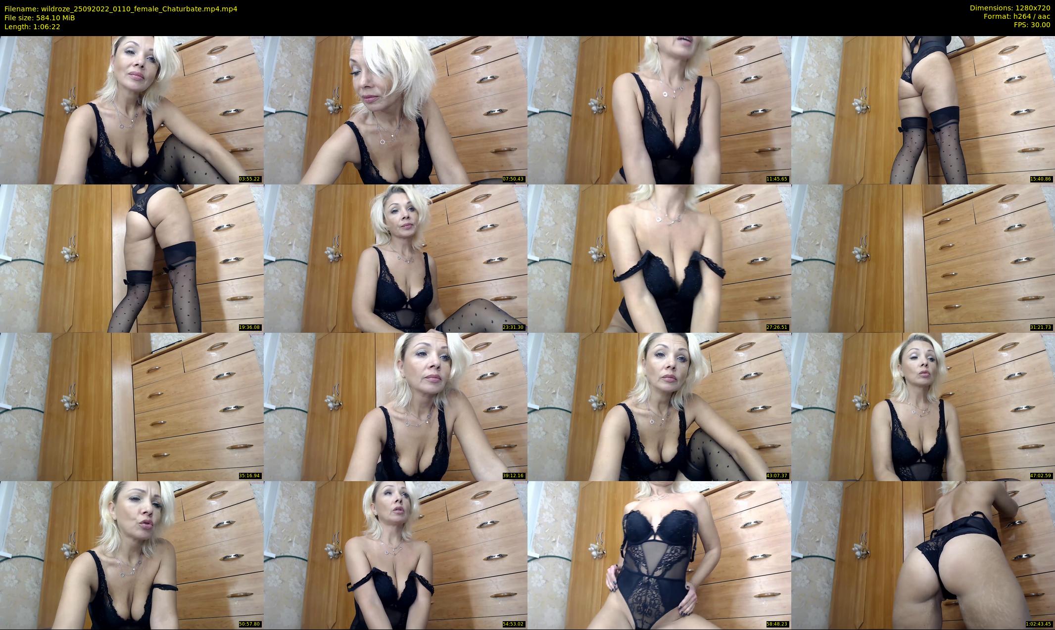 wildroze — 67 minute Chaturbate female cam show recording, 720p, Sep 25, 2022
