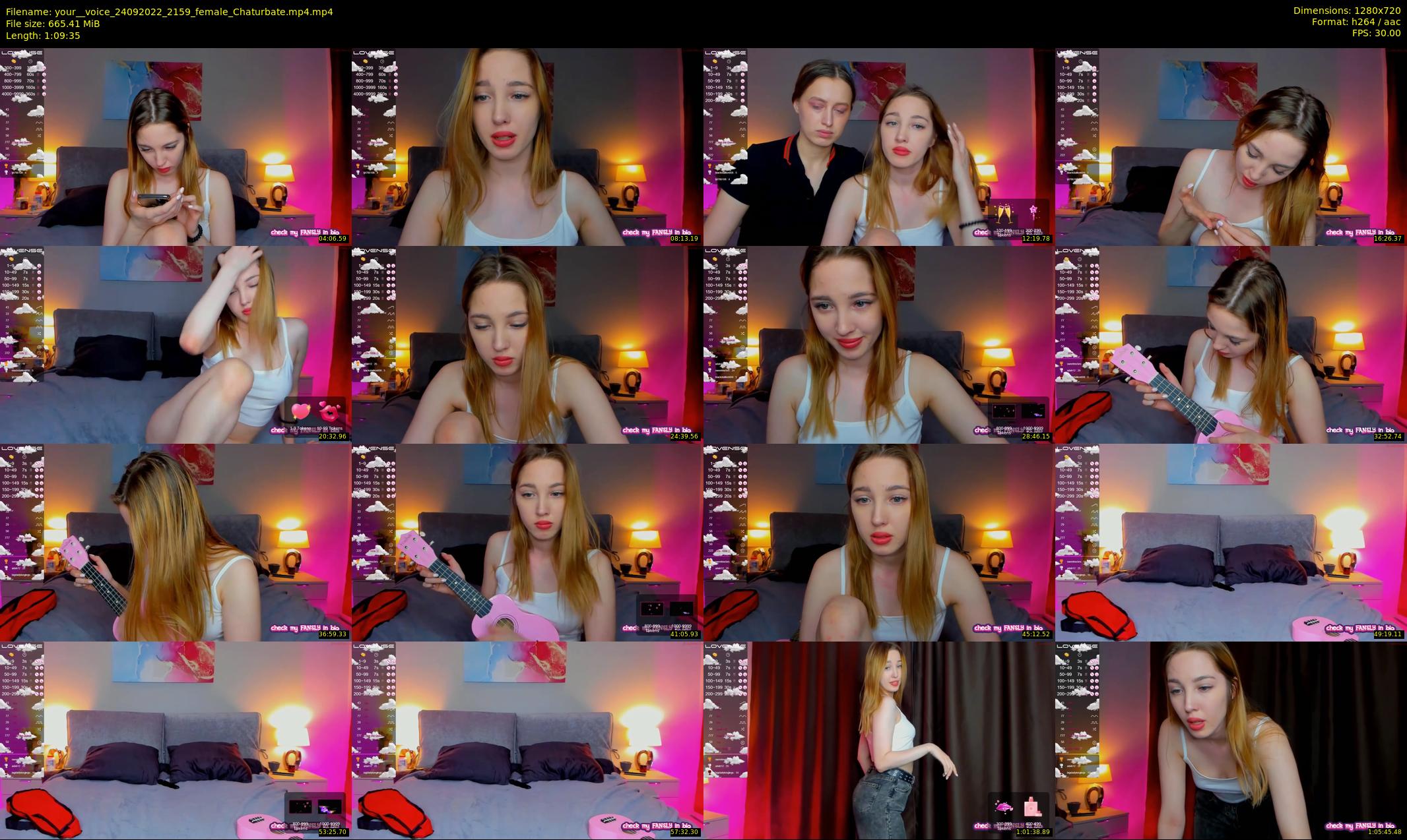 your__voice — 70 minute Chaturbate female cam show recording, 720p, Sep 24, 2022