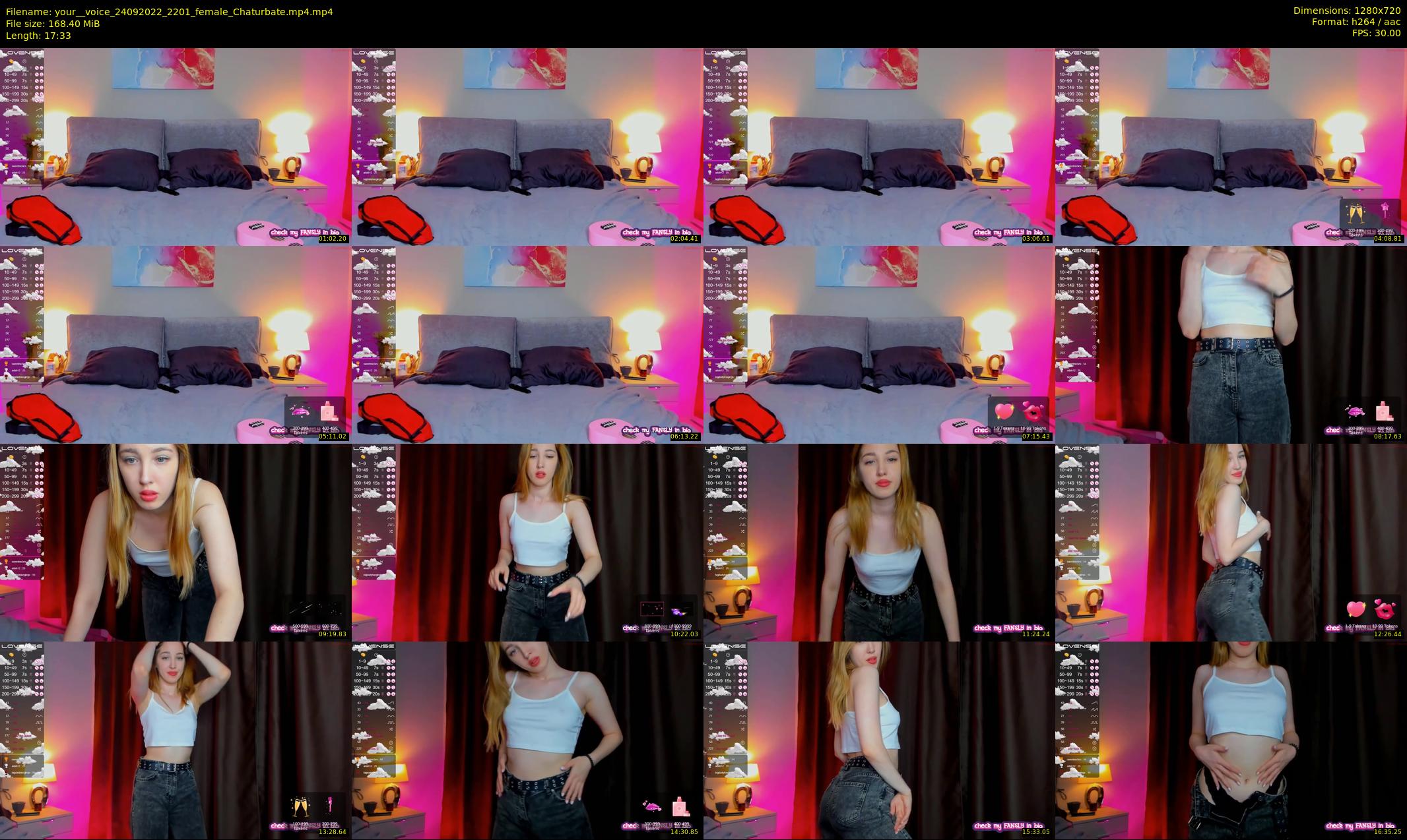 your__voice — 18 minute Chaturbate female cam show recording, 720p, Sep 24, 2022