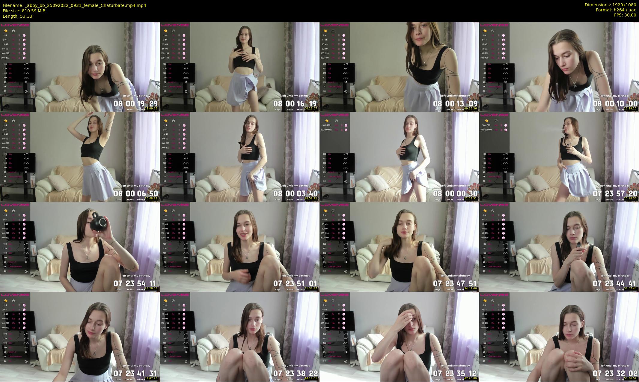 _abby_bb — 54 minute Chaturbate female cam show recording, 1080p, Sep 25, 2022