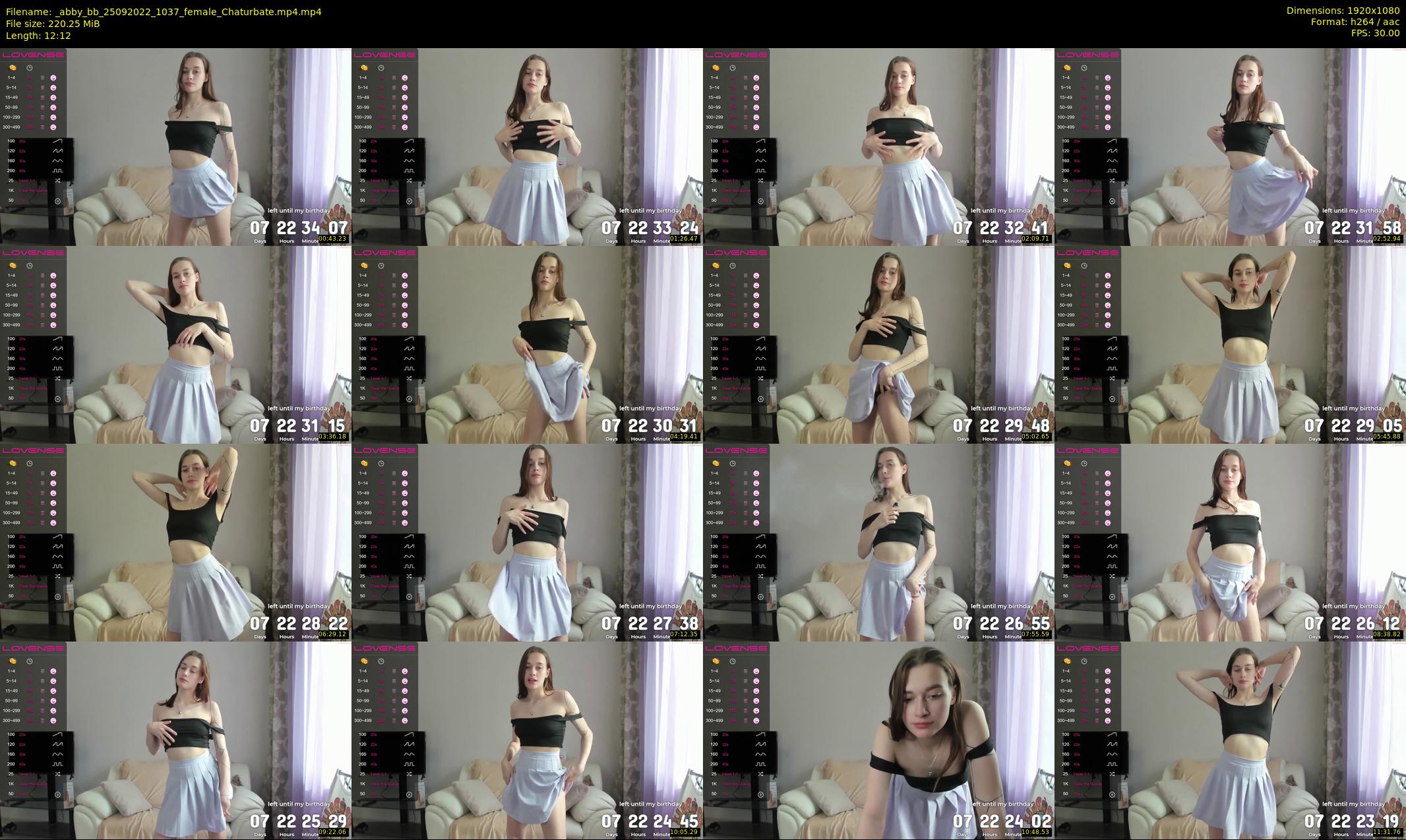 _abby_bb — 13 minute Chaturbate female cam show recording, 1080p, Sep 25, 2022