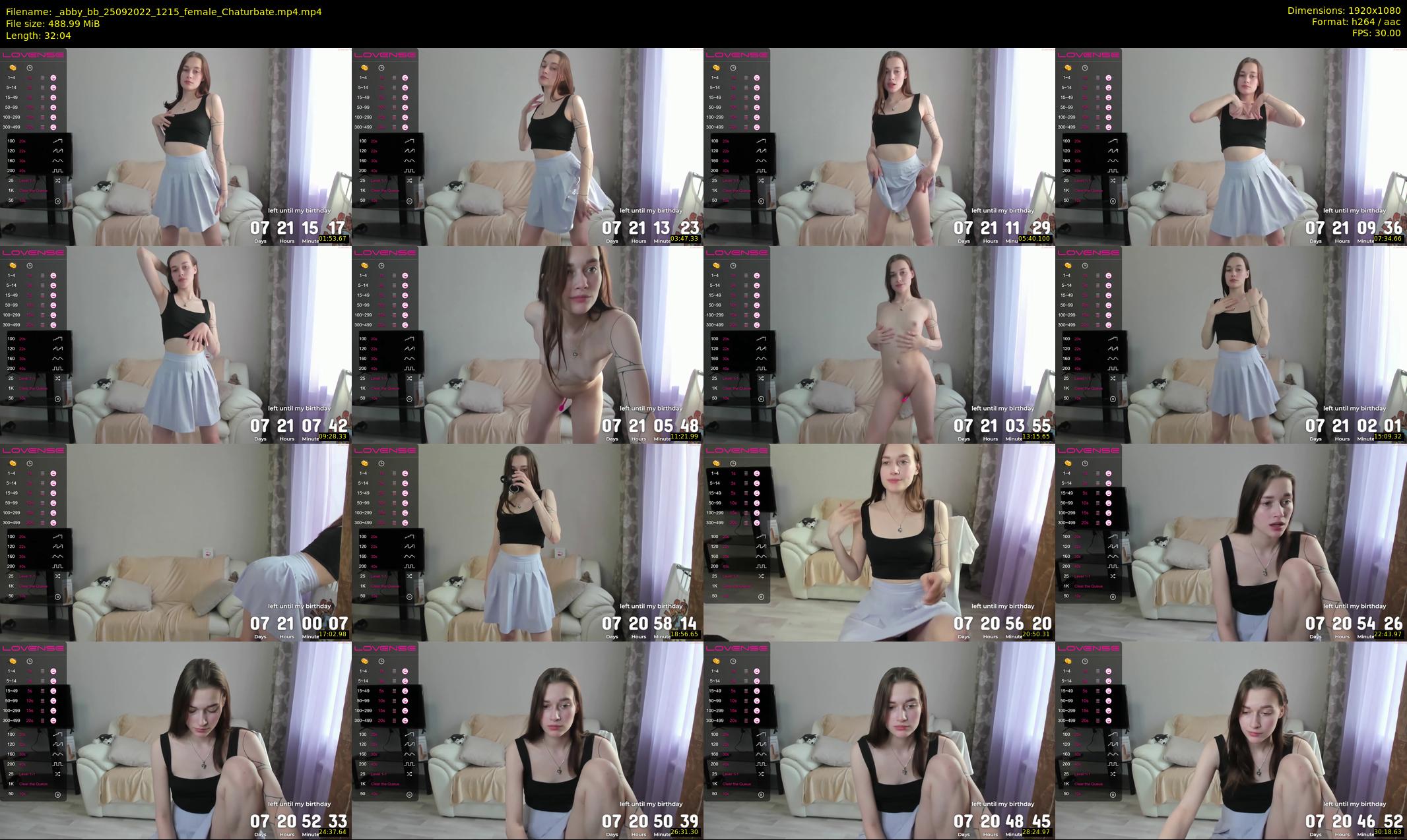 _abby_bb — 33 minute Chaturbate female cam show recording, 1080p, Sep 25, 2022