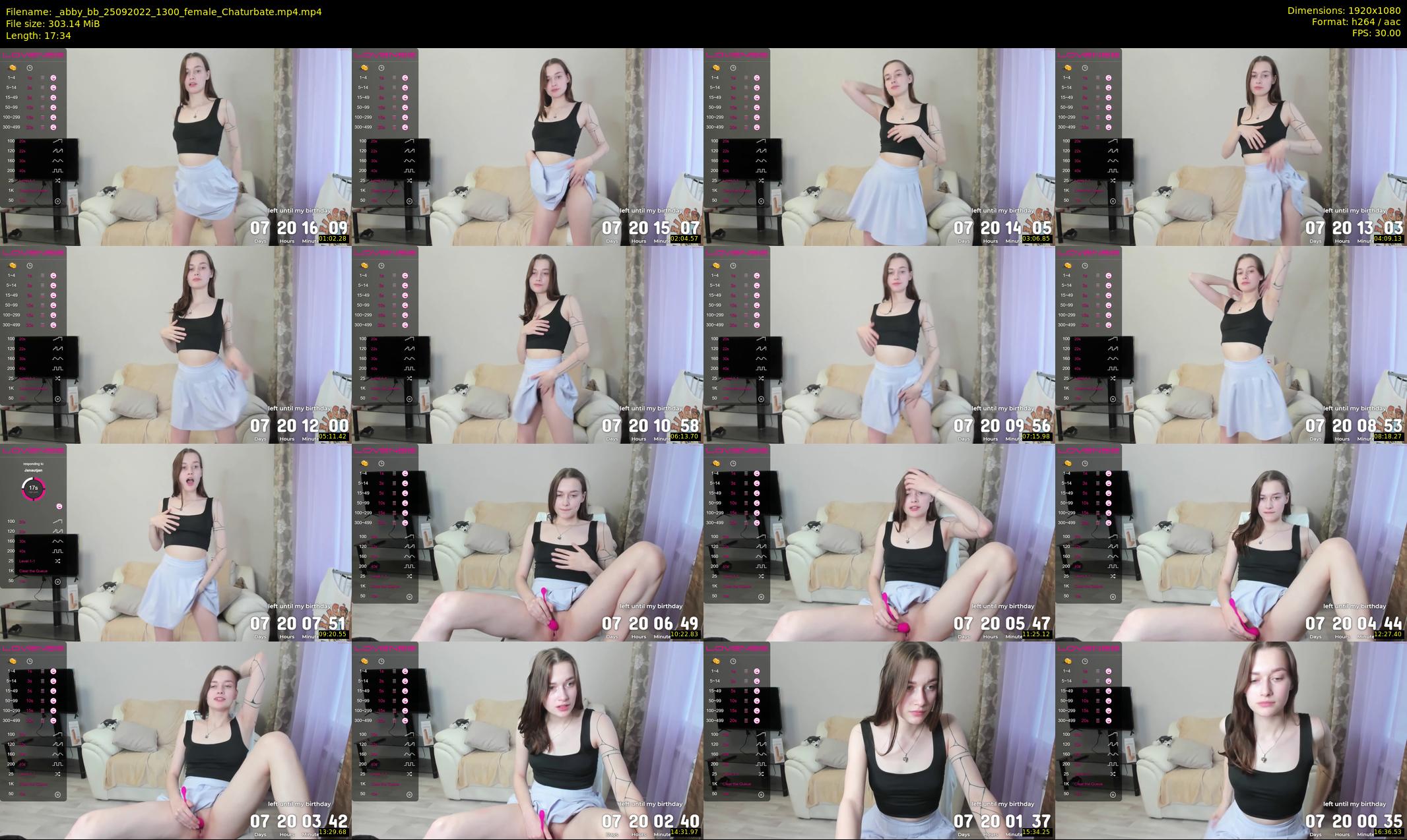 _abby_bb — 18 minute Chaturbate female cam show recording, 1080p, Sep 25, 2022