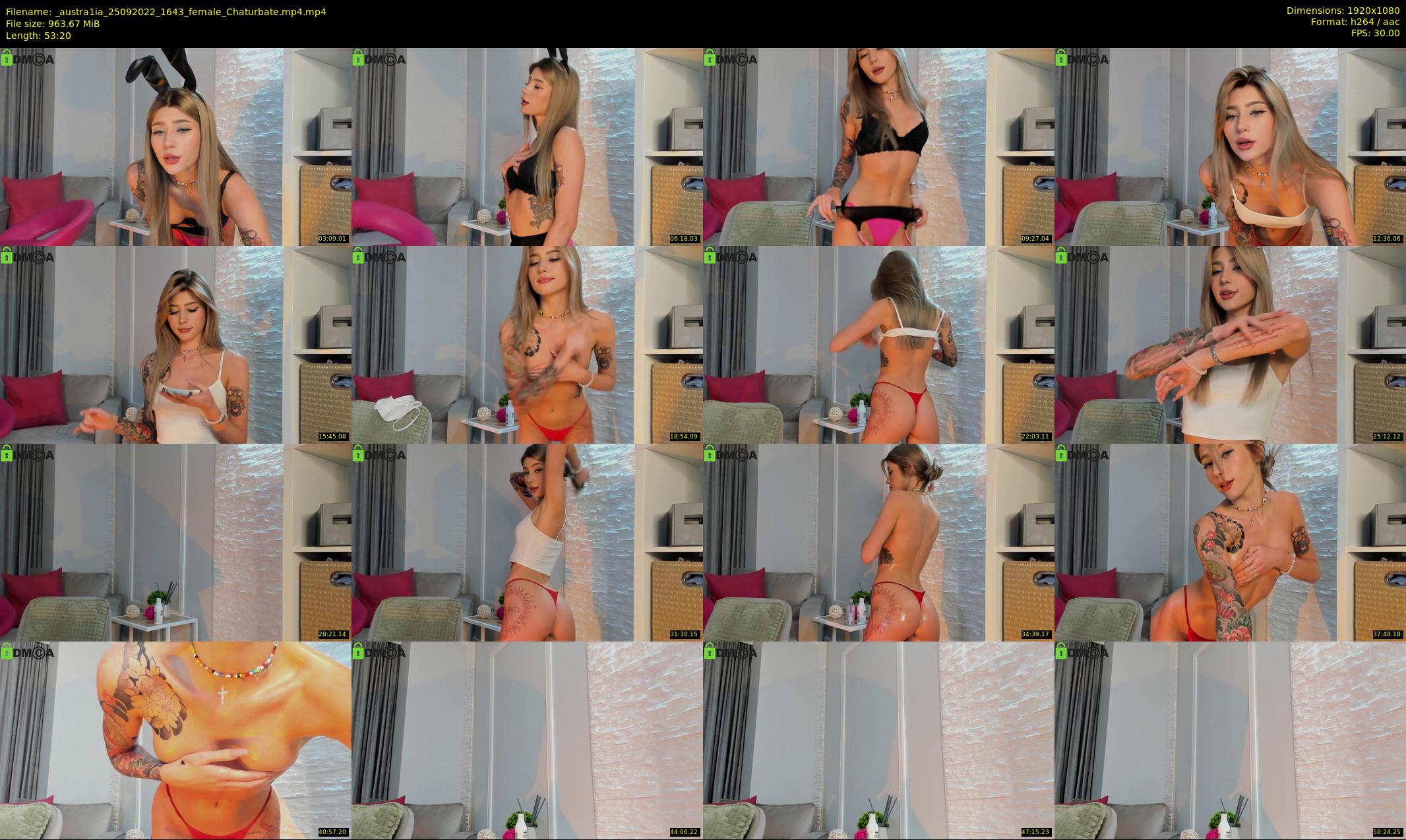 _austra1ia — 54 minute Chaturbate female cam show recording, 1080p, Sep 25, 2022