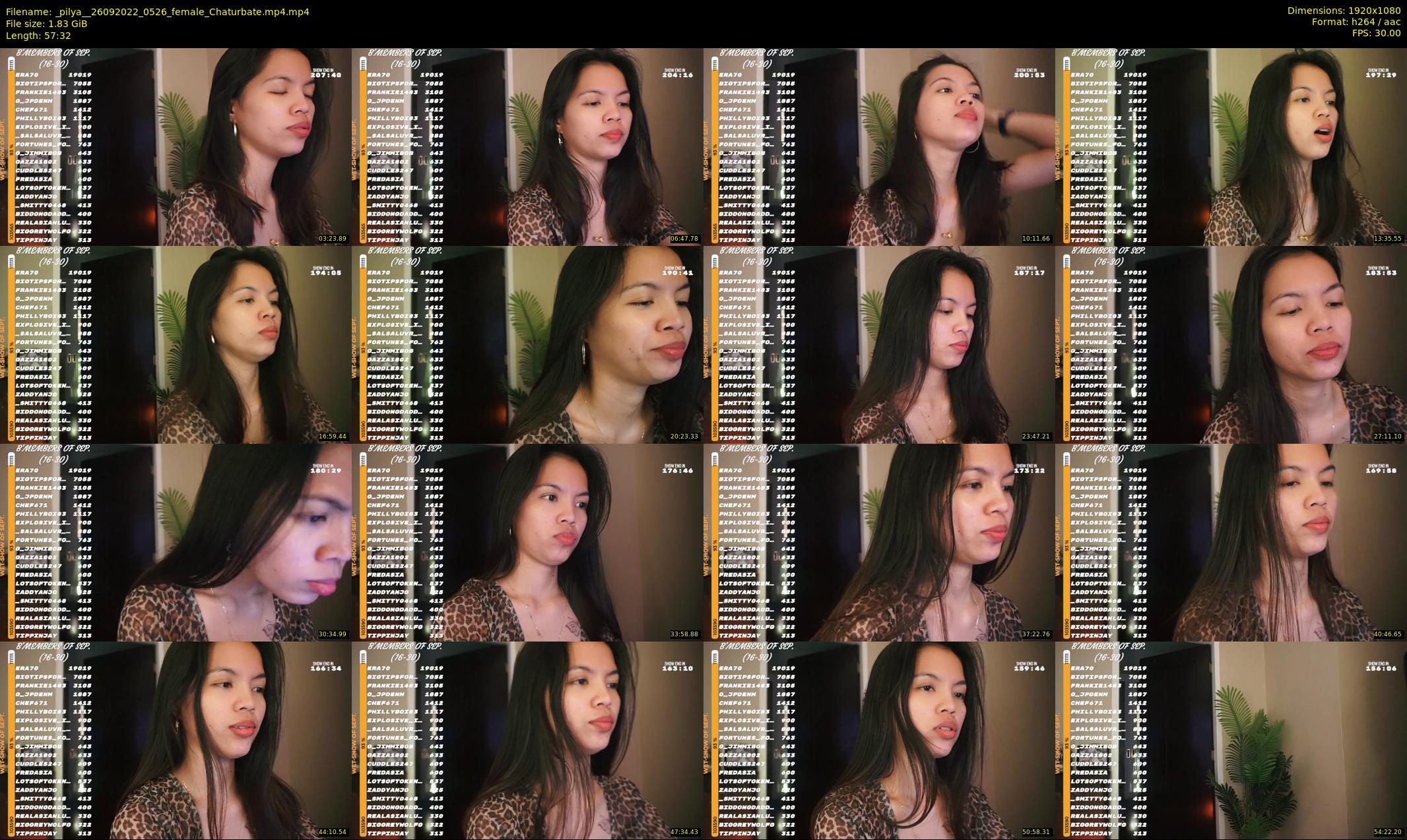 _pilya_ — 58 minute Chaturbate female cam show recording, 1080p, Sep 26, 2022