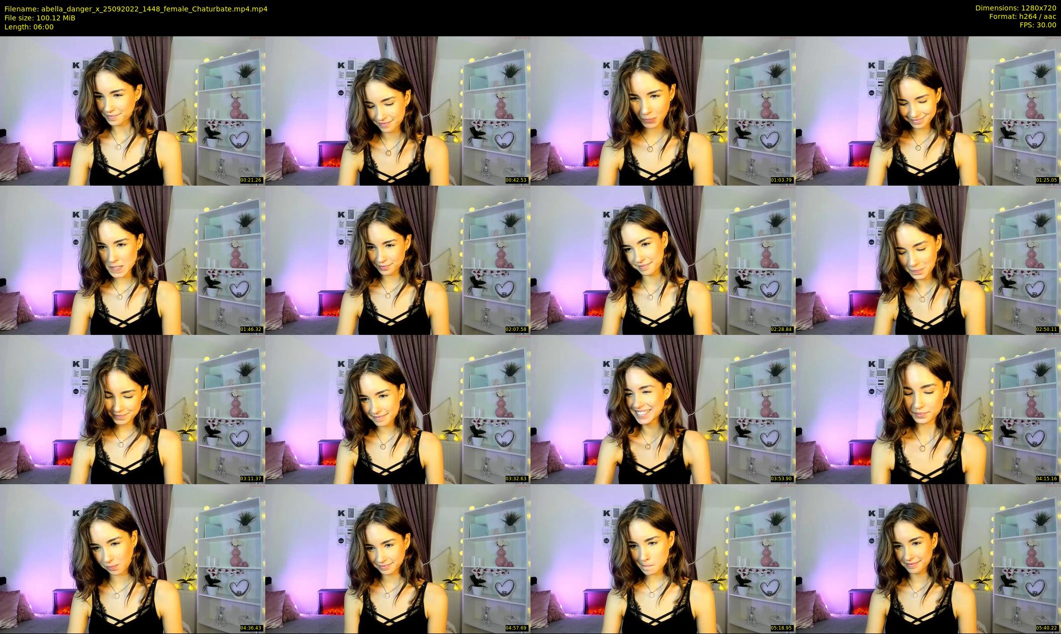 abella_danger_x — 6 minute Chaturbate female cam show recording, 720p, Sep 25, 2022