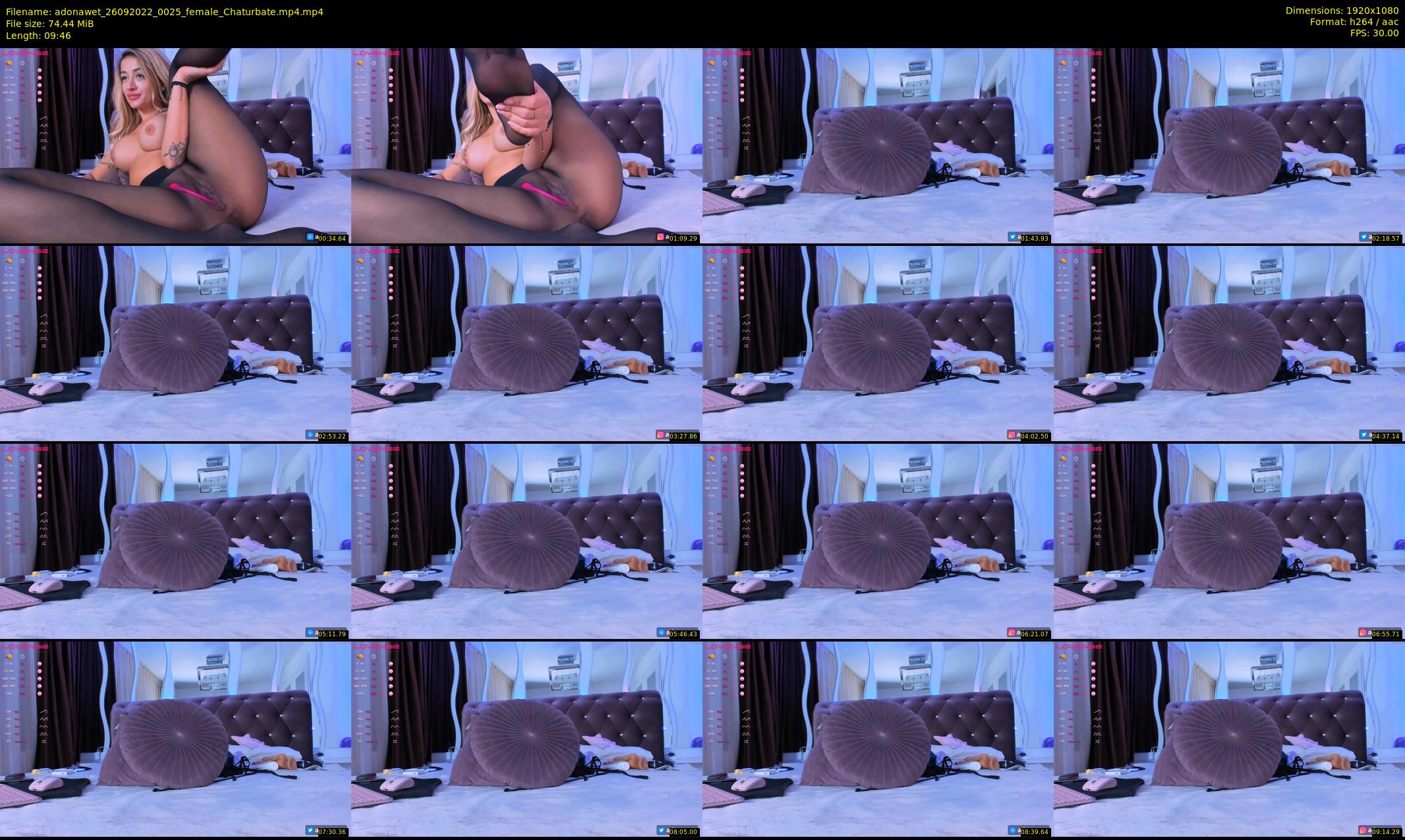 adonawet — 10 minute Chaturbate couple cam show recording, 1080p, Sep 26, 2022