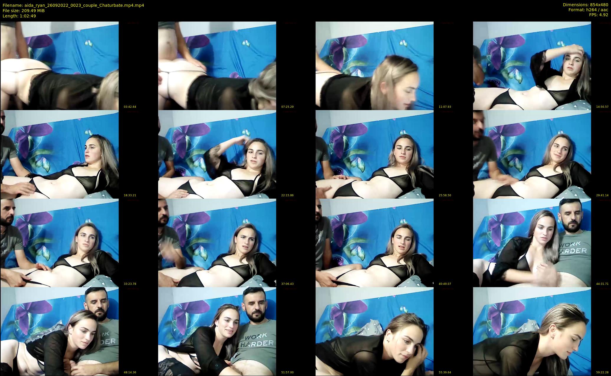 aida_ryan — 63 minute Chaturbate couple cam show recording, 480p, Sep 26, 2022
