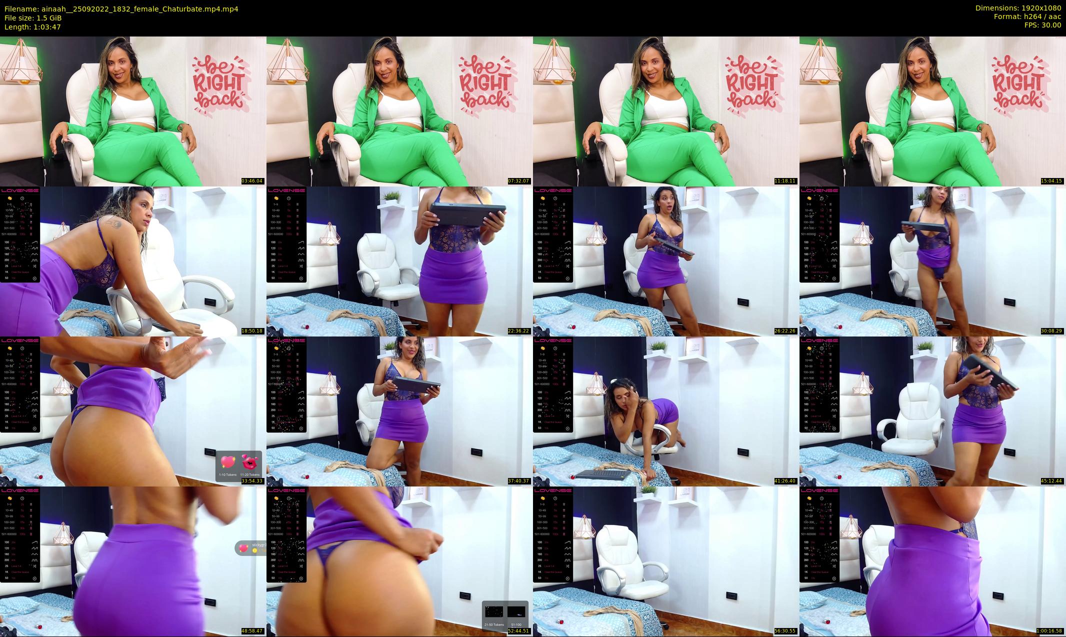 ainaah_ — 64 minute Chaturbate female cam show recording, 1080p, Sep 25, 2022