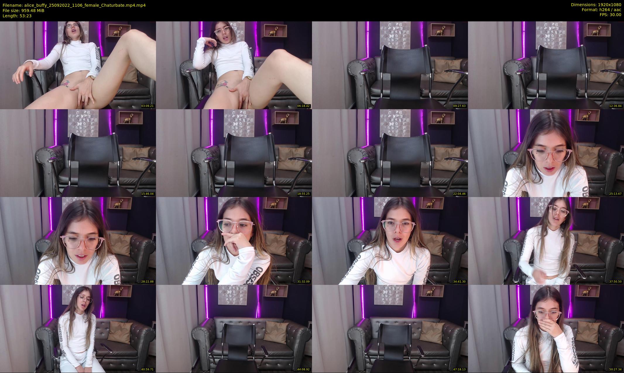 alice_buffy — 54 minute Chaturbate female cam show recording, 1080p, Sep 25, 2022