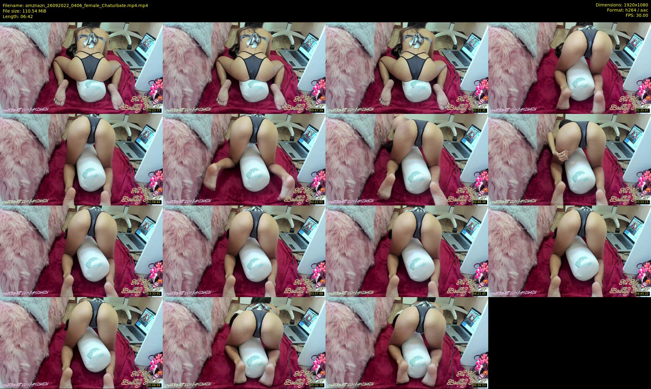 amznazn — 7 minute Chaturbate female cam show recording, 1080p, Sep 26, 2022