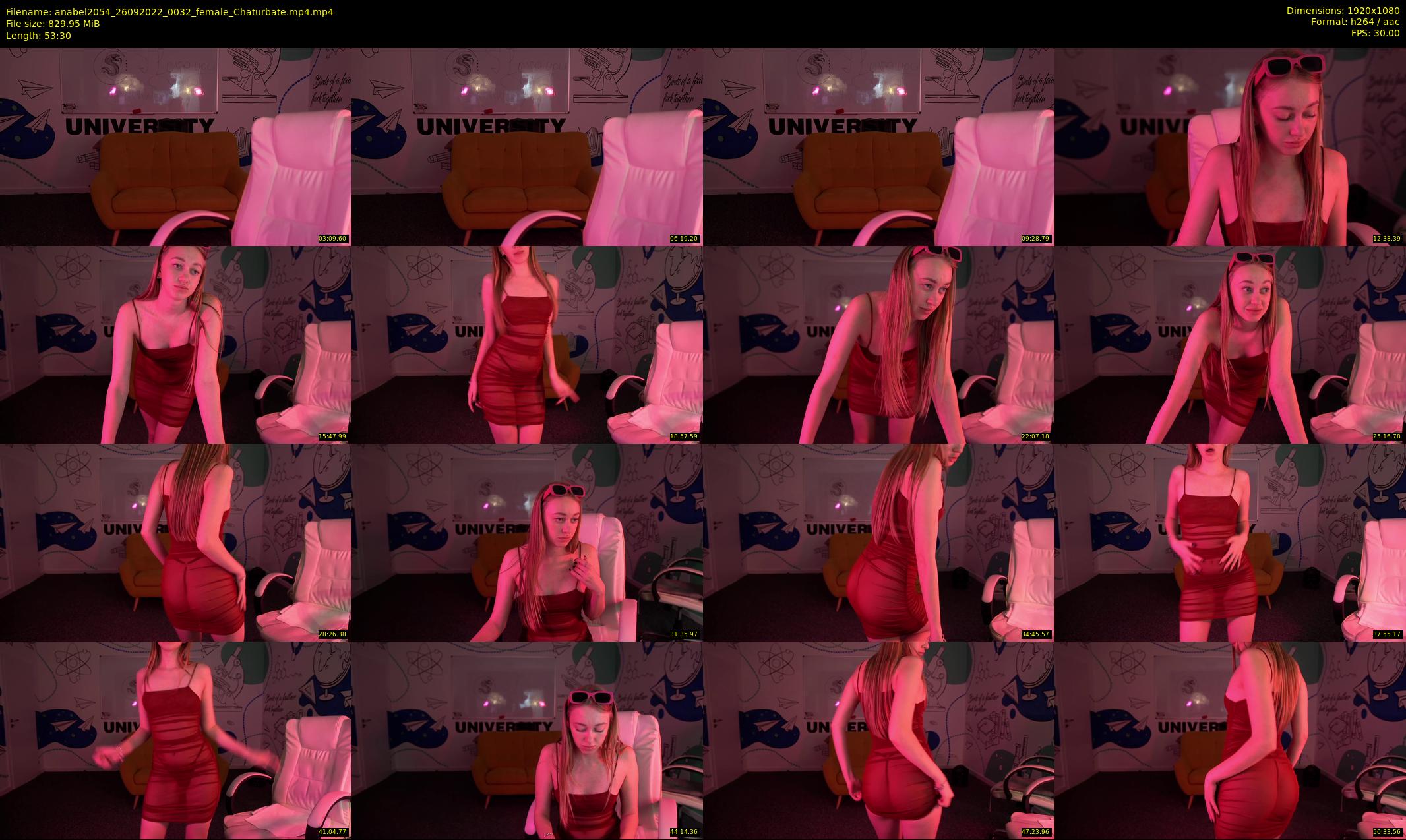 anabel2054 — 54 minute Chaturbate female cam show recording, 1080p, Sep 26, 2022
