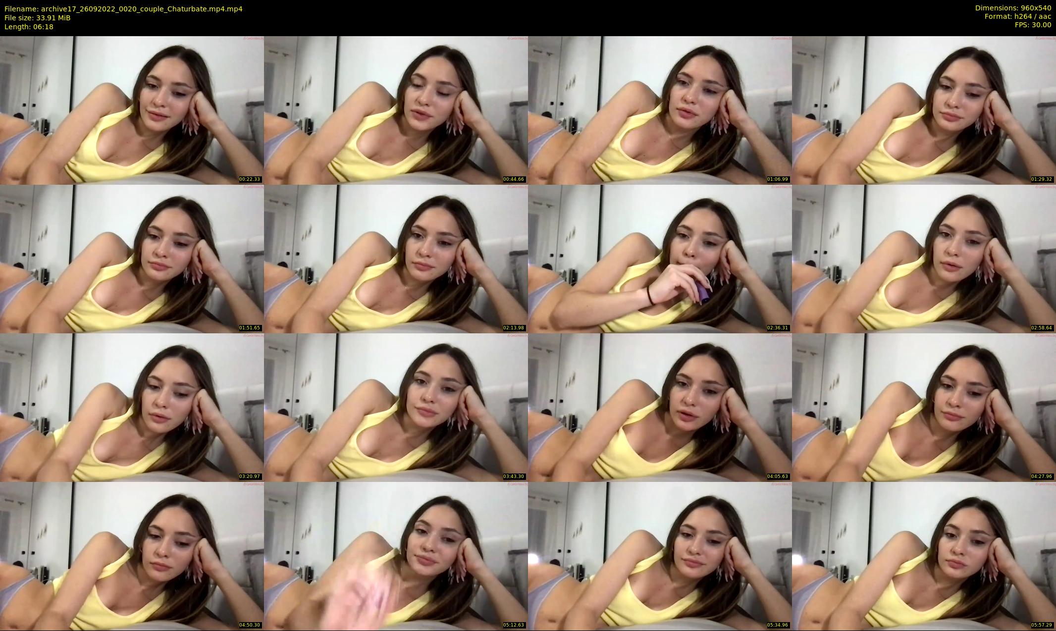 archive17 — 7 minute Chaturbate couple cam show recording, 480p, Sep 26, 2022