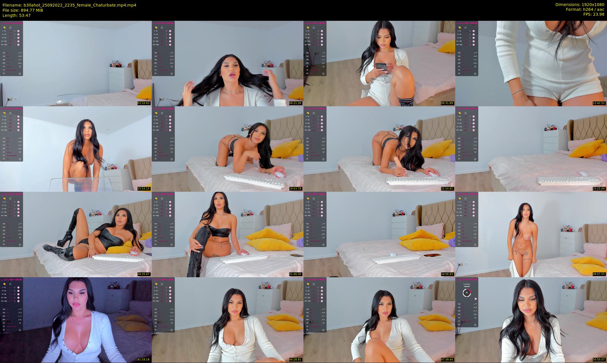 b3llahot — 54 minute Chaturbate female cam show recording, 1080p, Sep 25, 2022